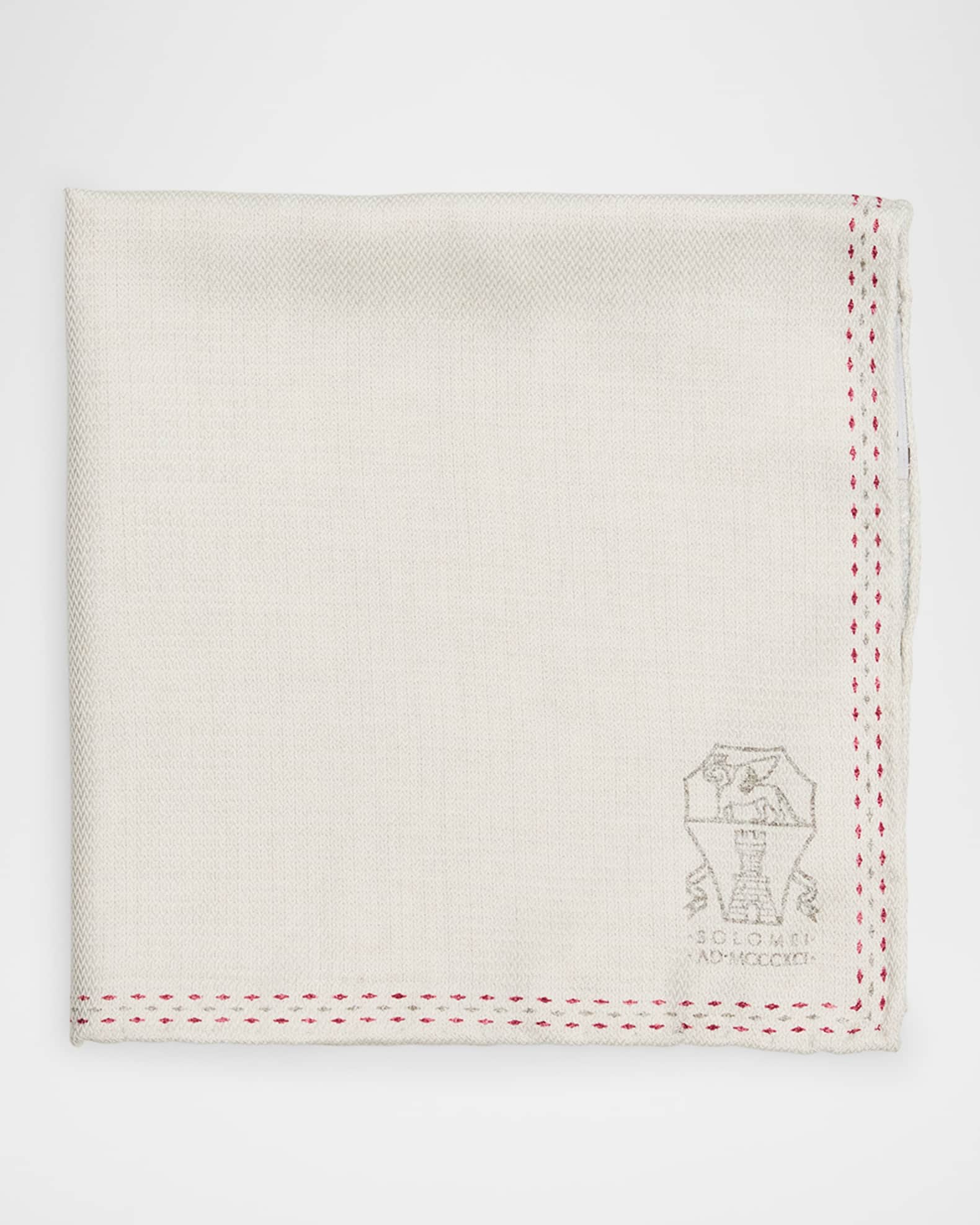 Men's Solid Silk Pocket Square 0