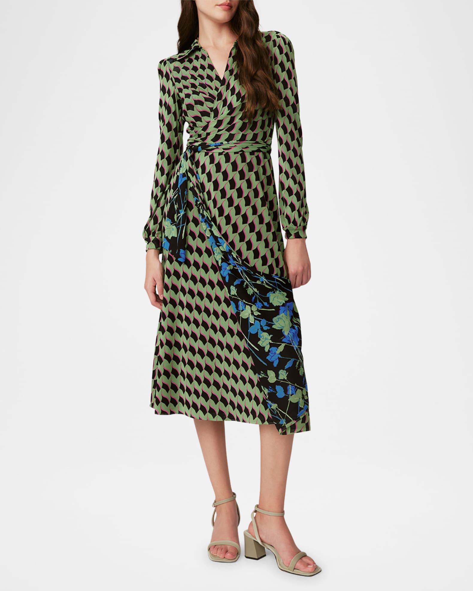Phoenix Reversible Midi Wrap Dress 1