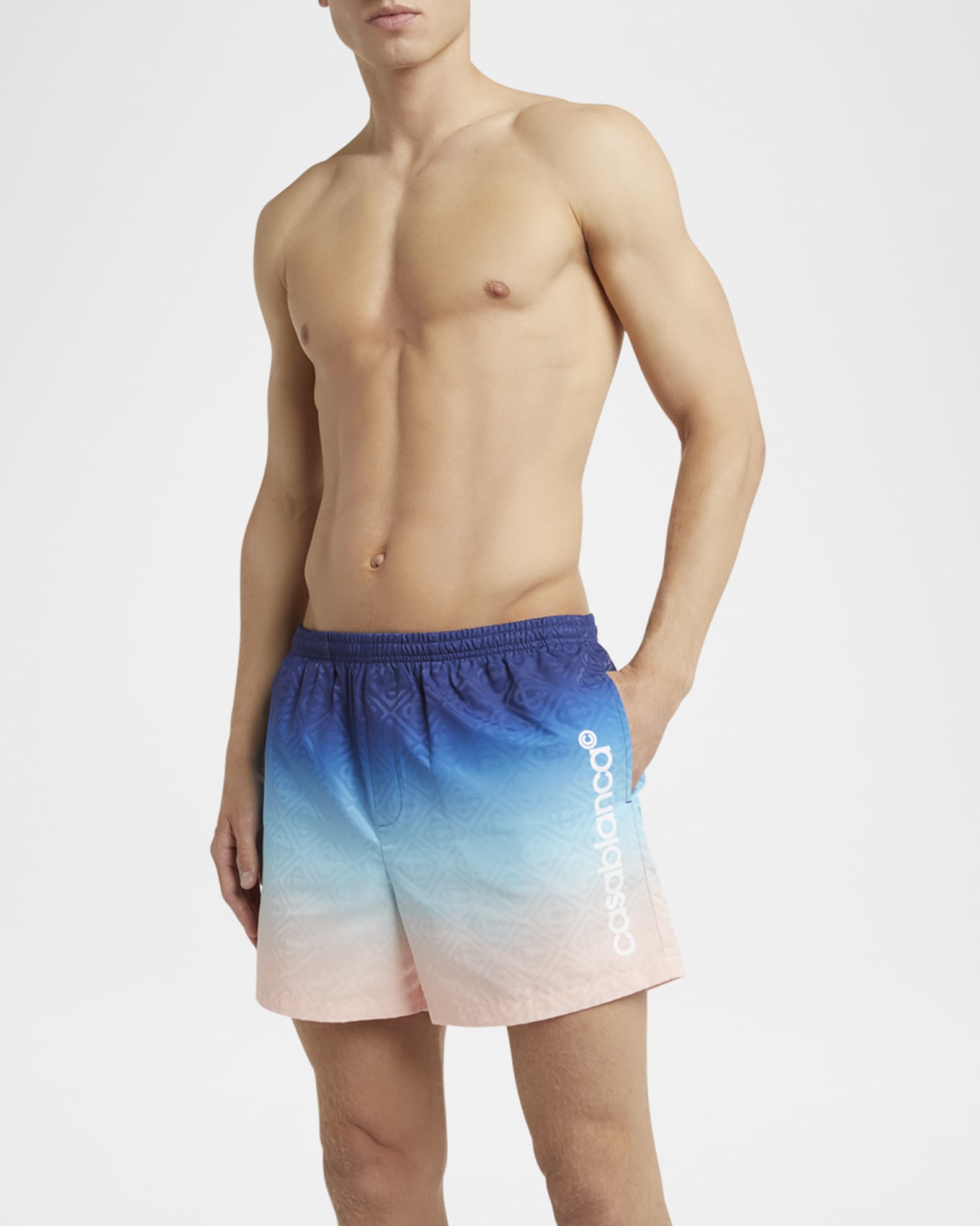 Men's Gradient Monogram Swim Shorts 1