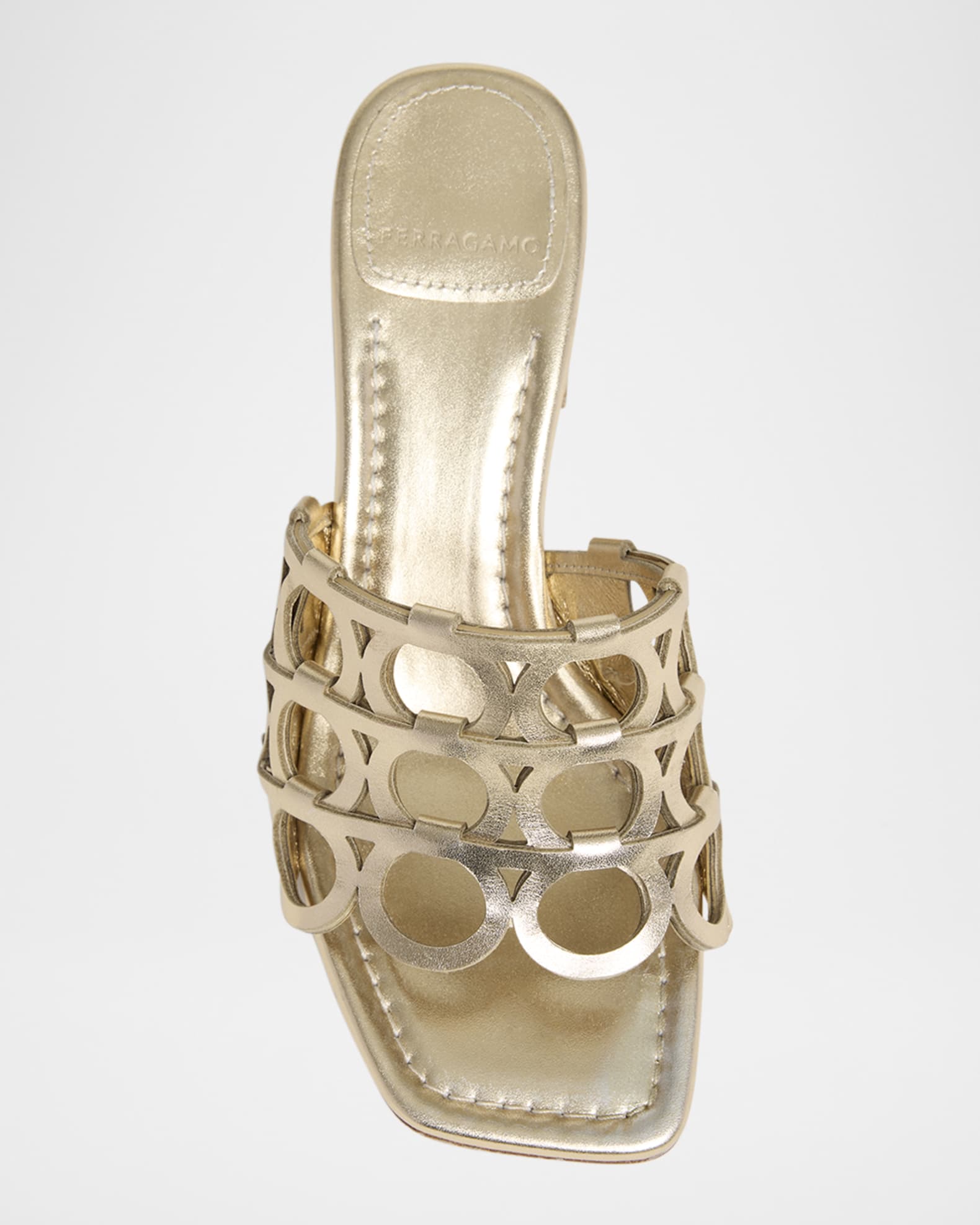 【関税&送料込】Ferragamo Sandal With Chain Double-strap sandal - Men | Ferragamo