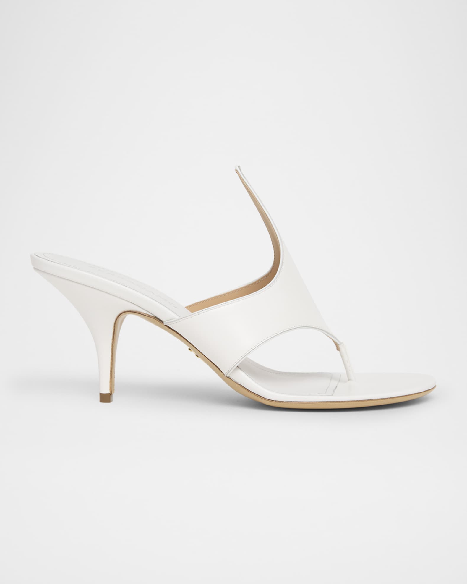 Lyrai Leather Thong Slide Sandals 0