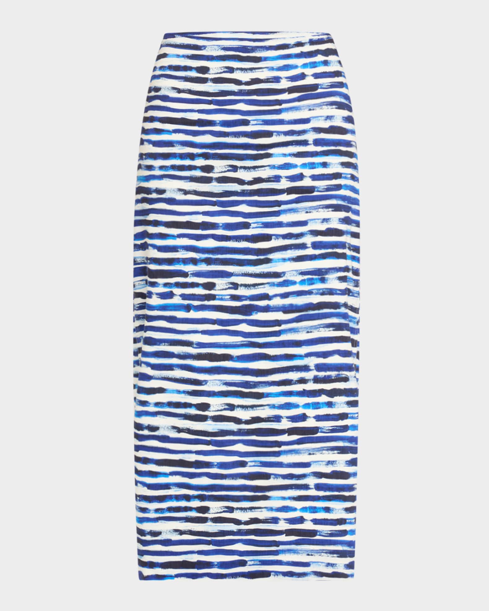 Phoebe Stripe Pencil Skirt 0