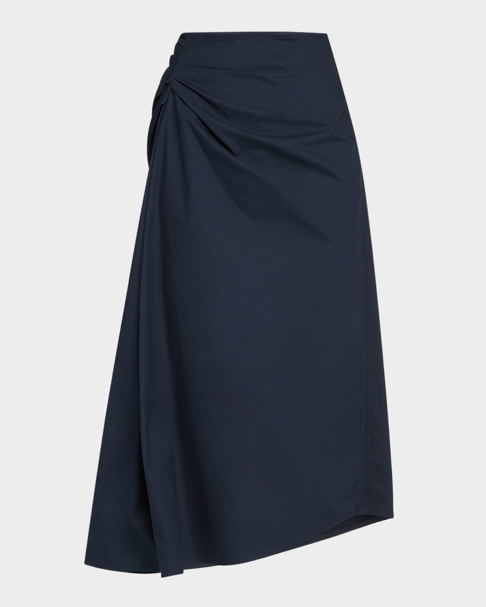Tessa Ruched Midi Skirt 0