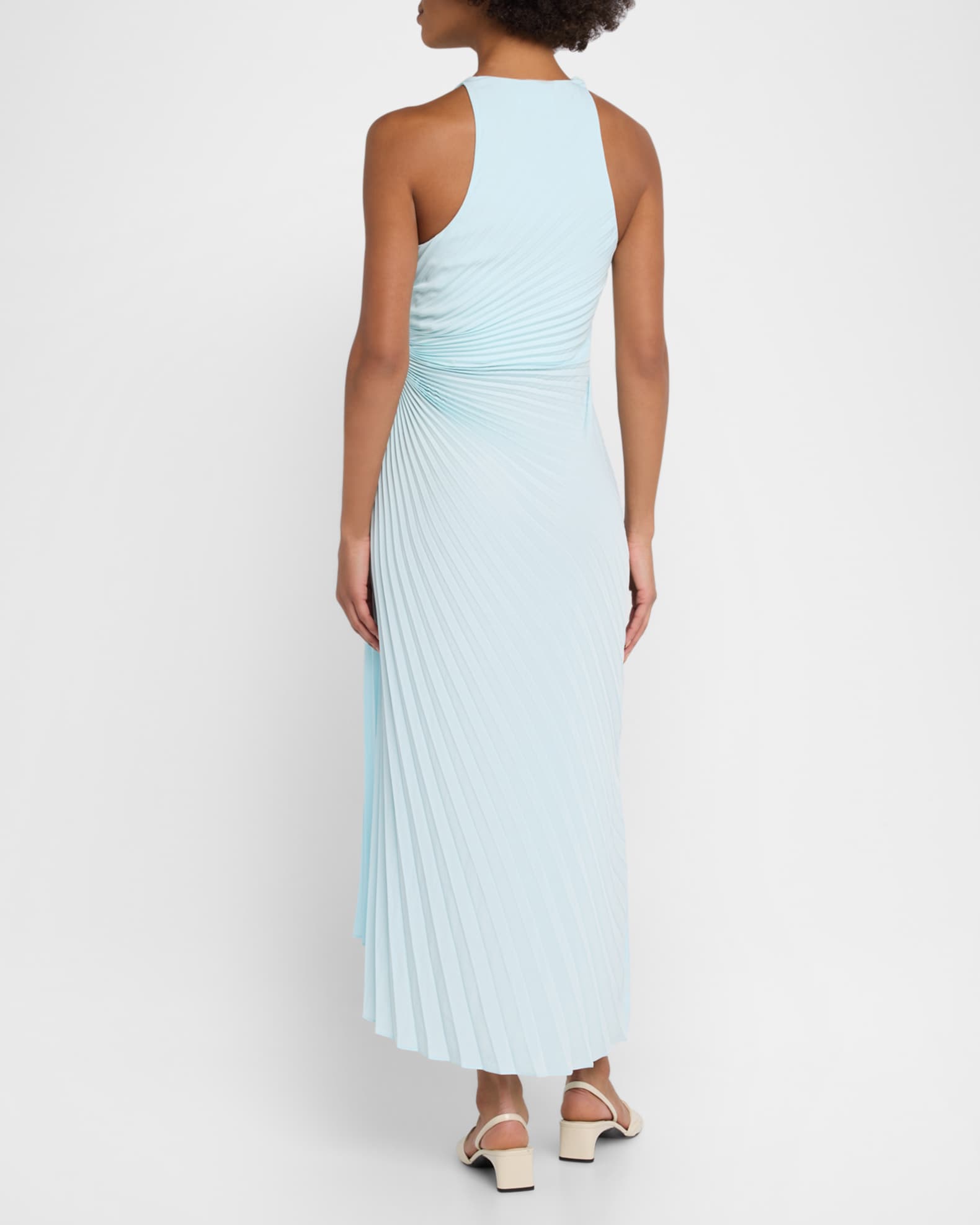 Reagan Pleated Midi Dress