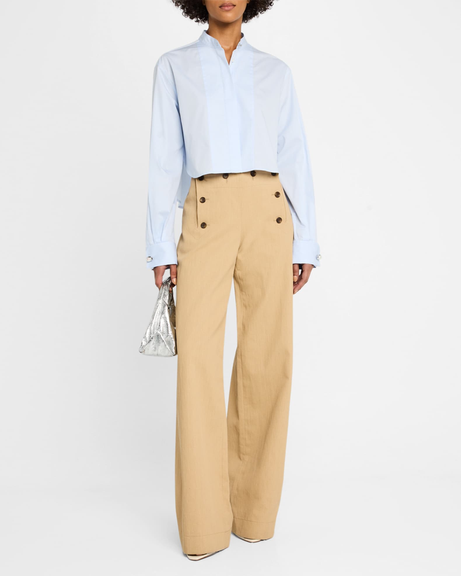 Kat Classic Cropped Shirt 1
