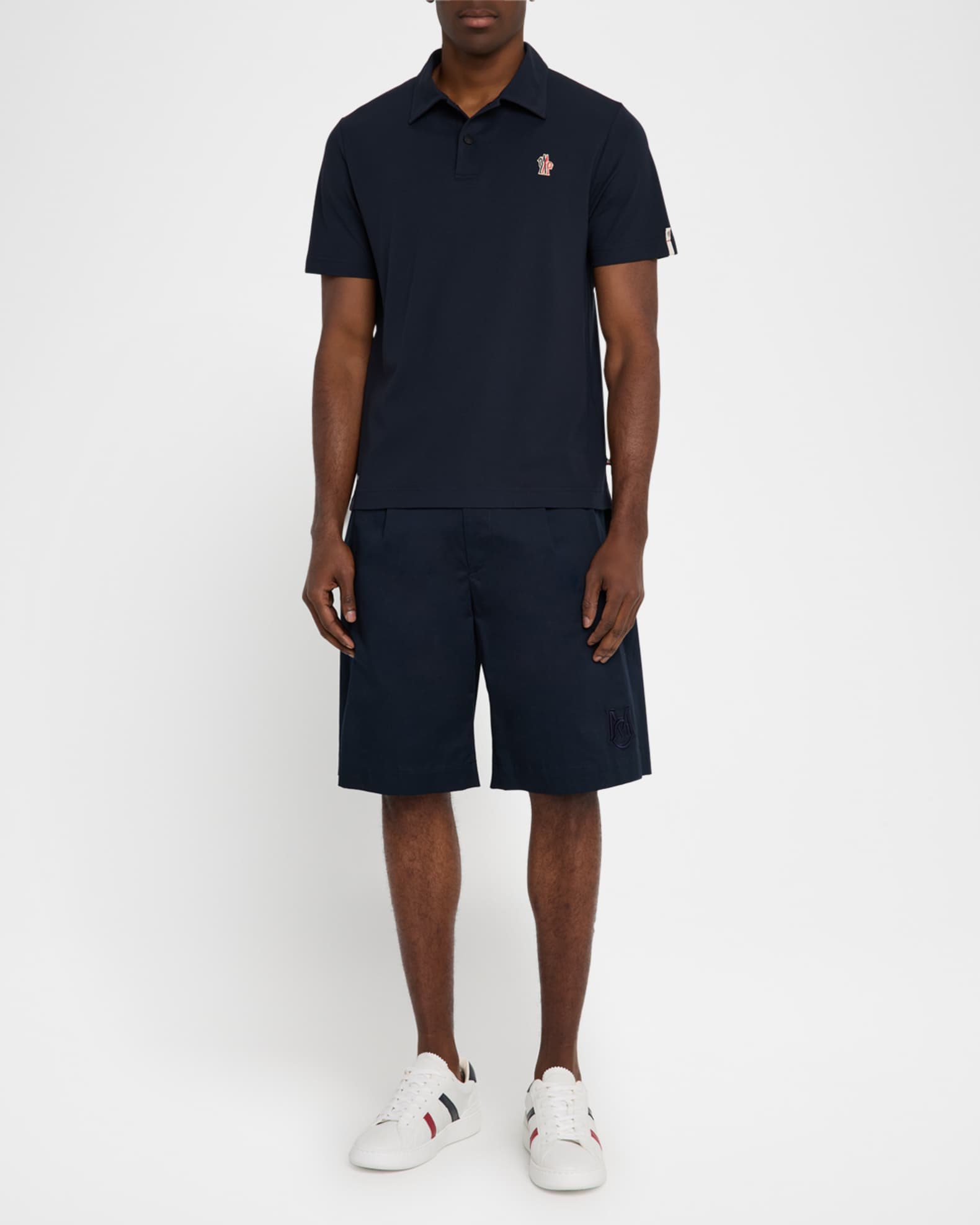 Men's Logo Patch Polo Shirt 1