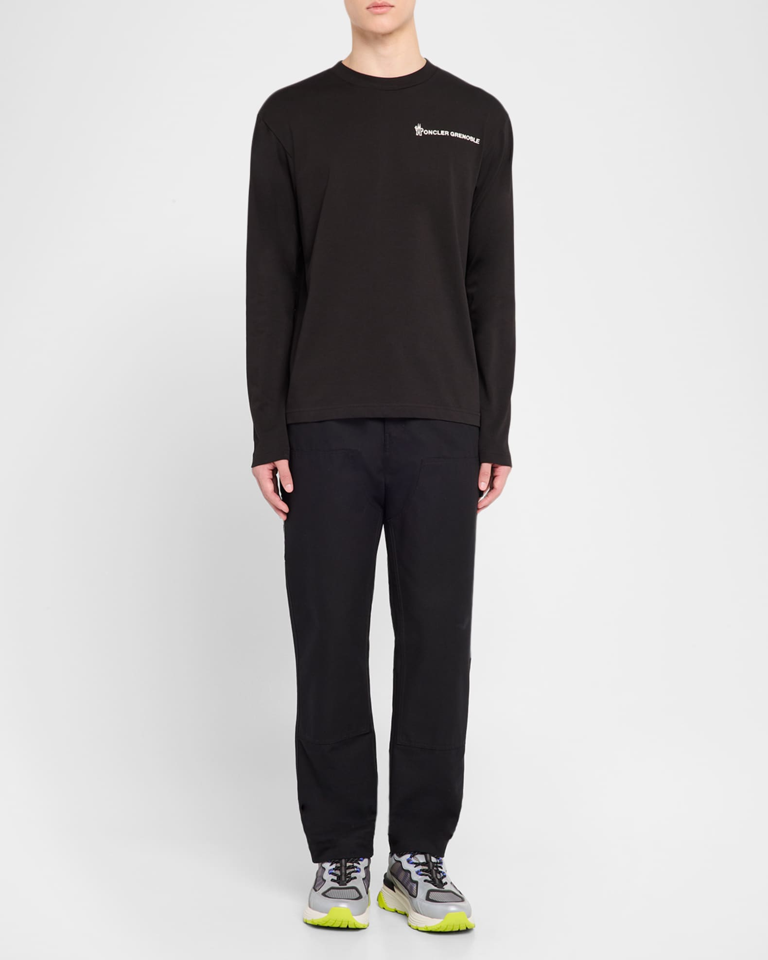 Men's Cotton Logo Long-Sleeve T-Shirt 1