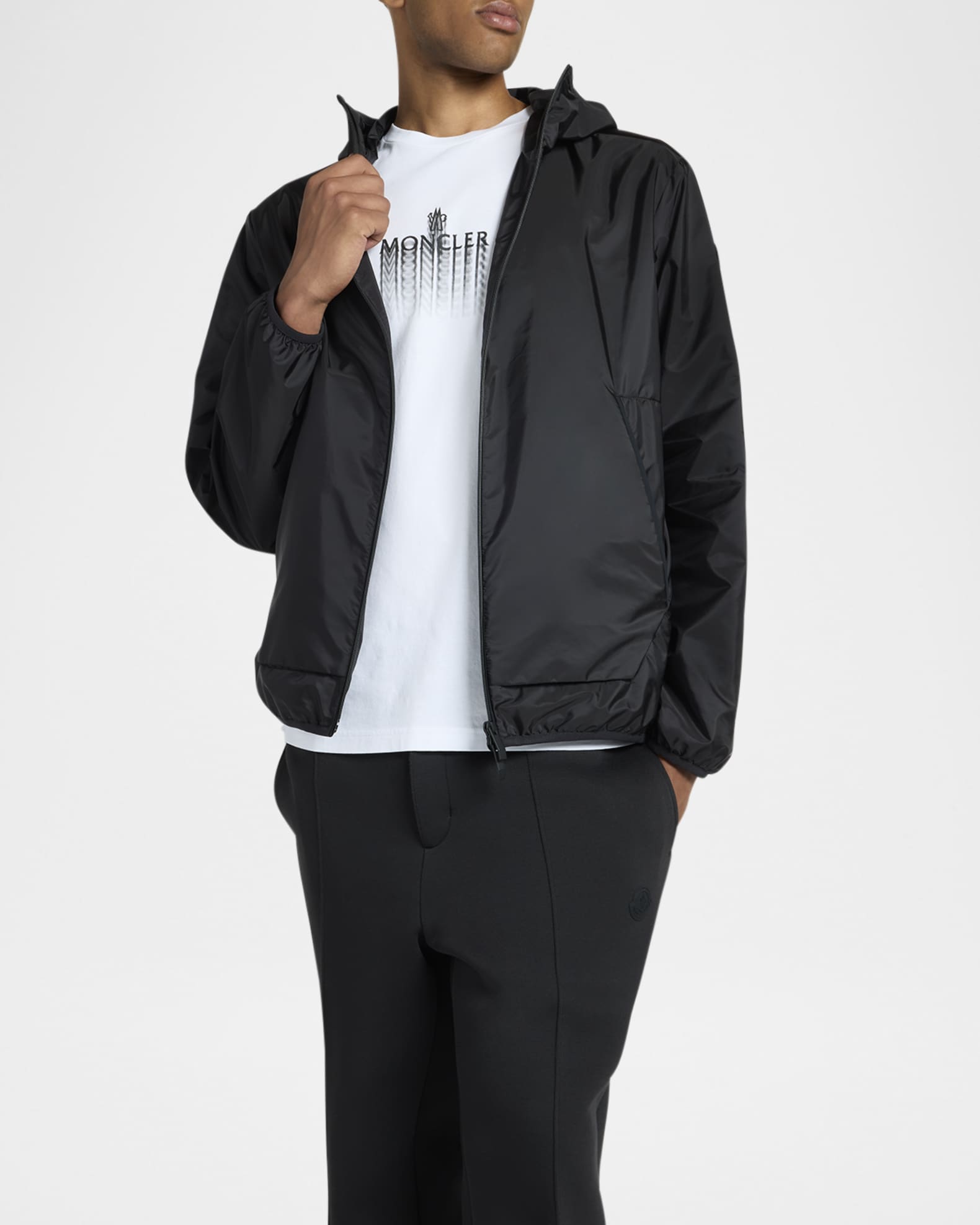 Moncler Men's Granier Hooded Jacket | Neiman Marcus