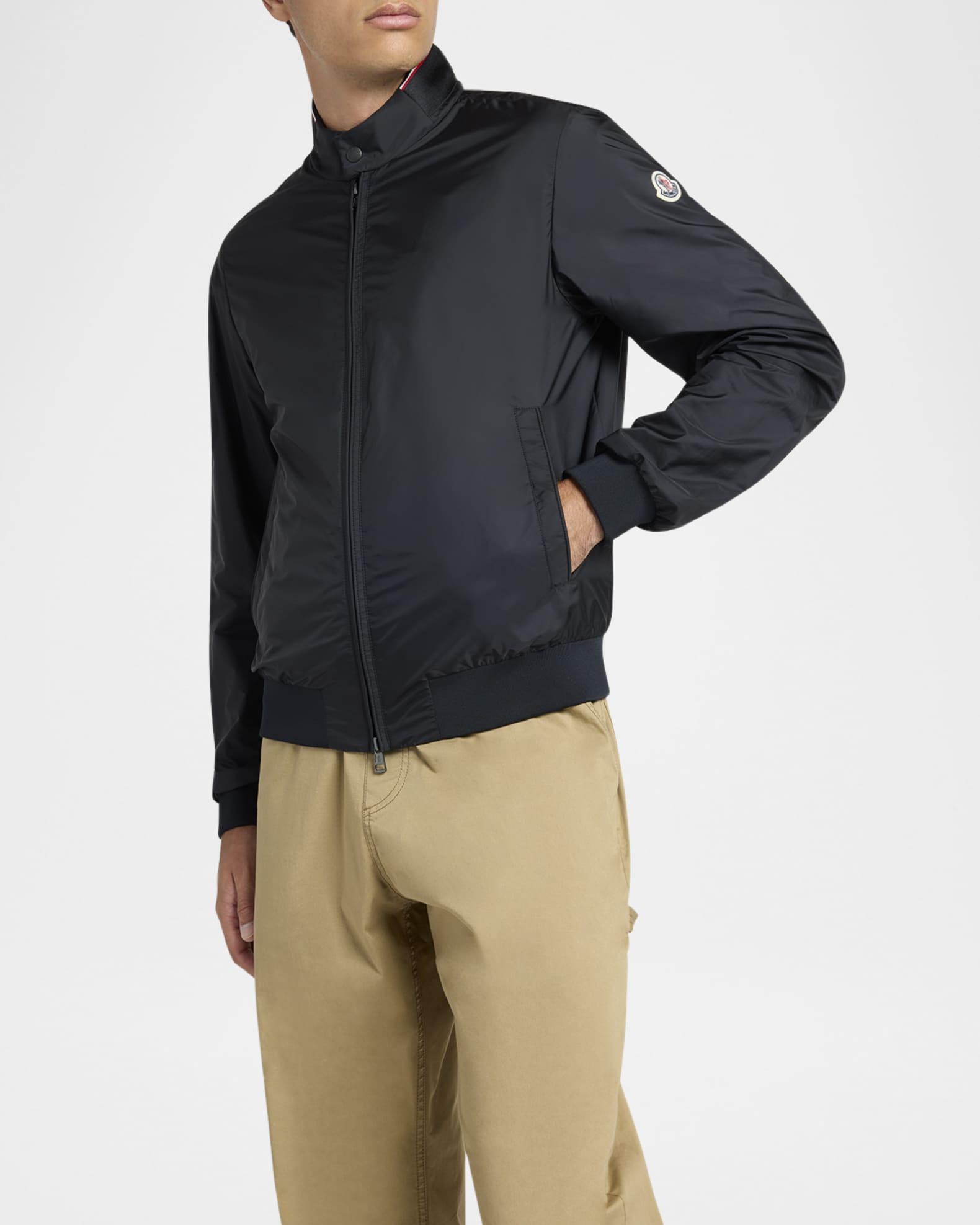 Moncler Men's Reppe Water-Repellent Jacket | Neiman Marcus