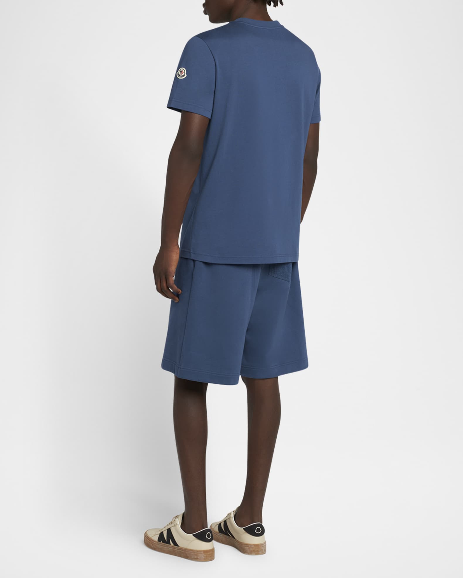 Tシャツ・カットソー MONCLER T-shirt with pocket Moncler Men's T-Shirt with Denim Pocket | Neiman Marcus