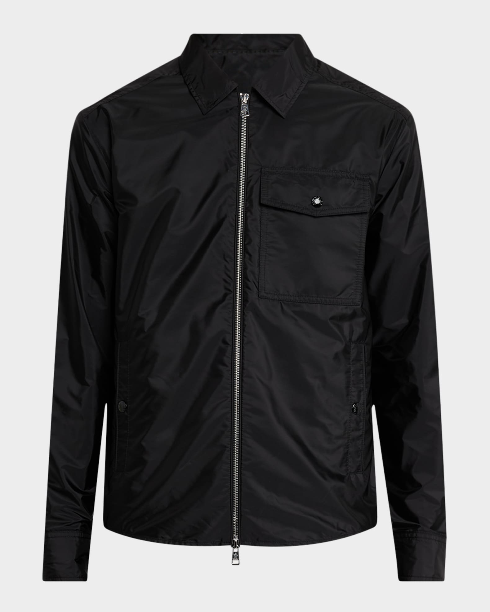 Men's Nylon Zip Overshirt 0