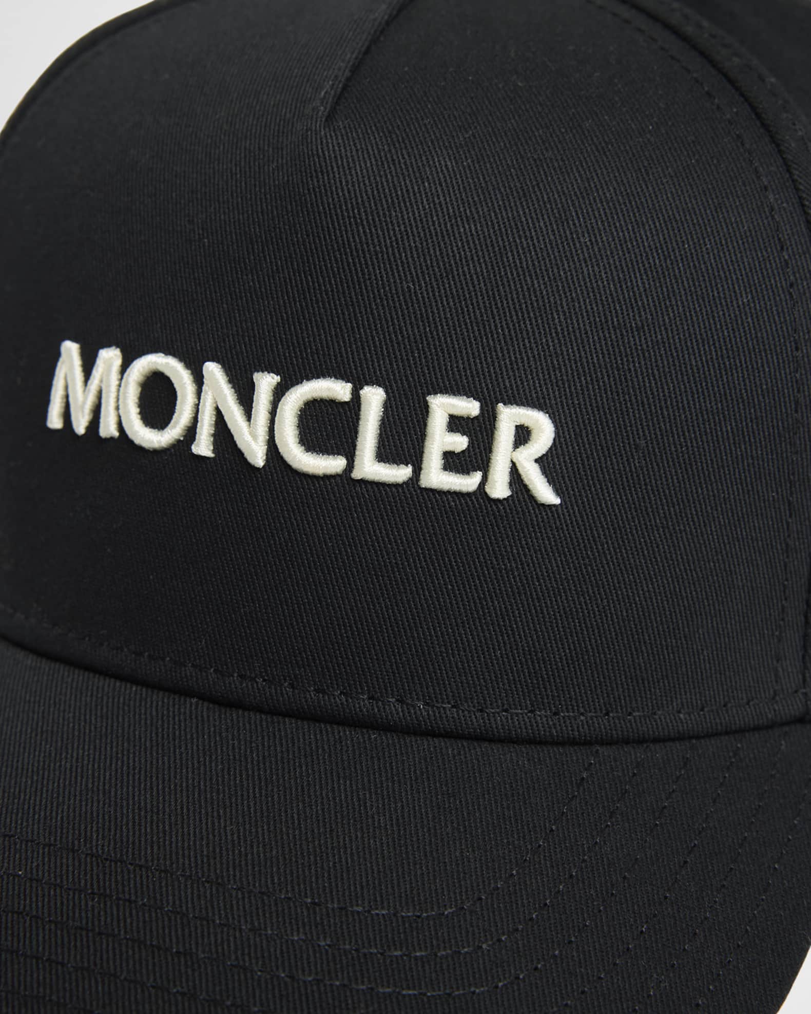 新品 MONCLER 24ss ロゴキャップ ブラック 黒 18193 Moncler Men's Logo Script Baseball Hat | Neiman Marcus