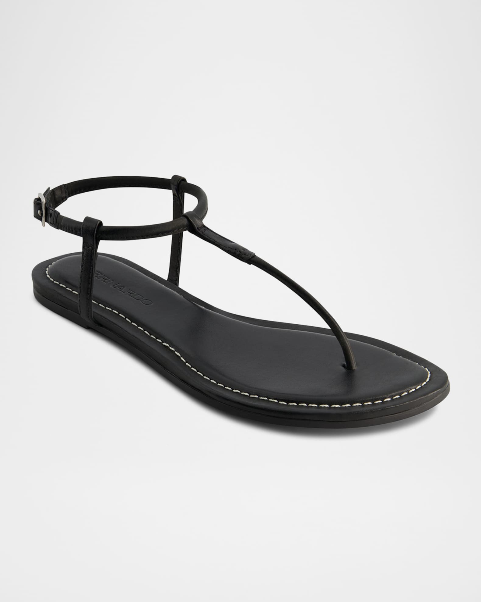 Hercu Leather Ankle-Strap Flat Sandals 1