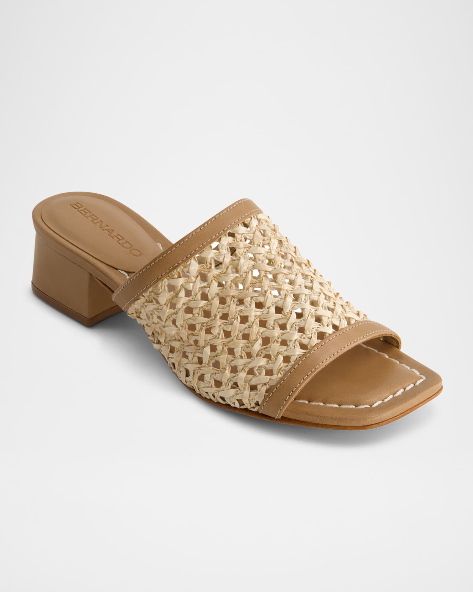 Jenne Raffia Slide Sandals 1
