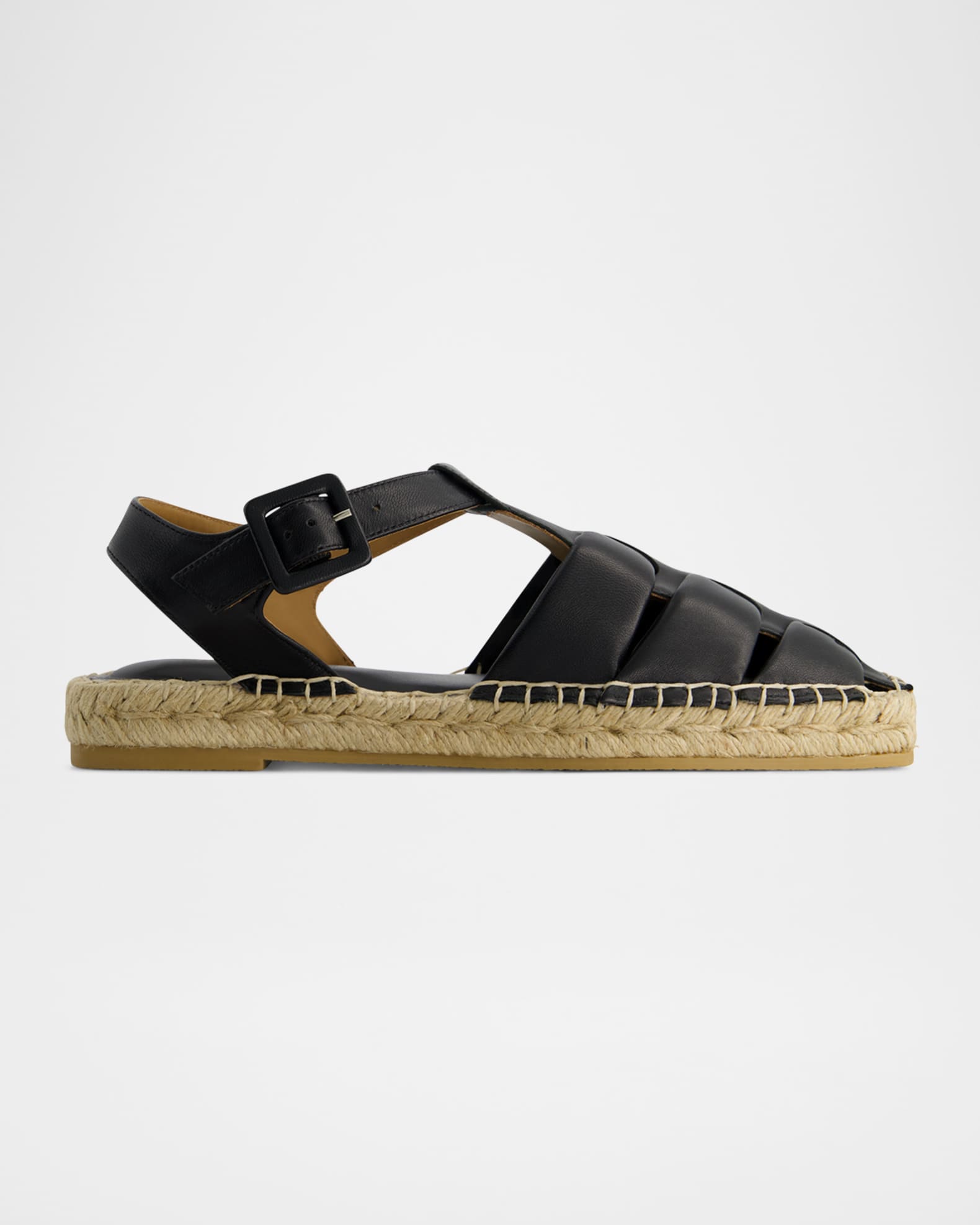 Monri Leather Fisherman Espadrilles 0