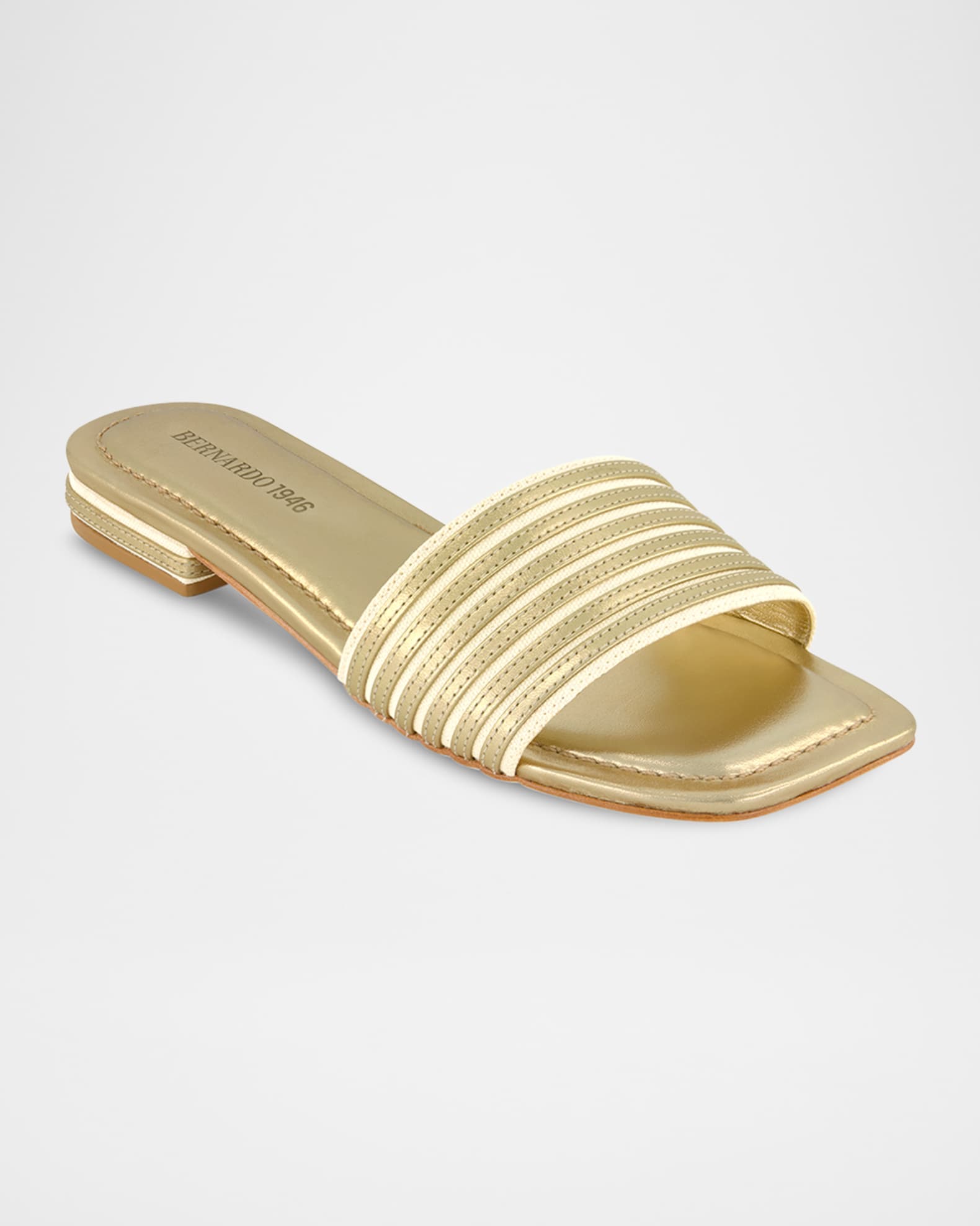 Leather Bicolor Bio Sandals 999 from Nice Things main image 1
