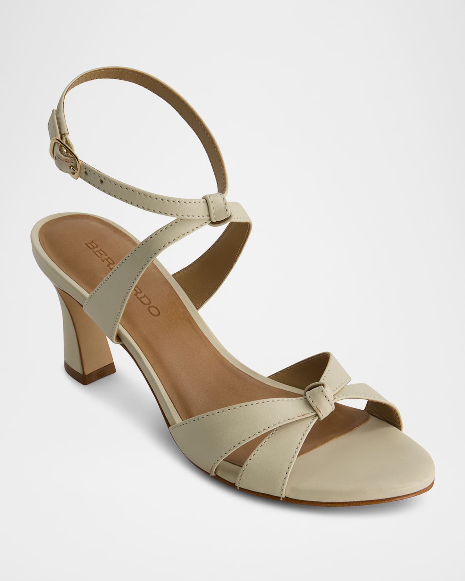 Neera Knotted Leather Sandals 1