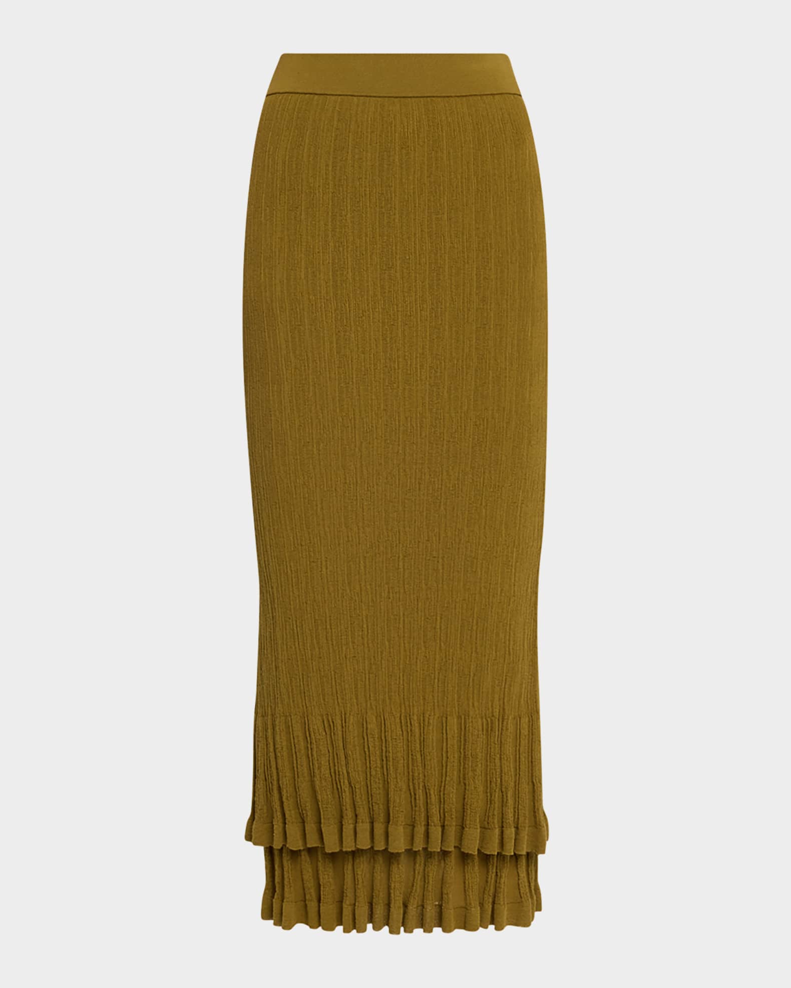 Lexi Ribbed Midi Skirt 0