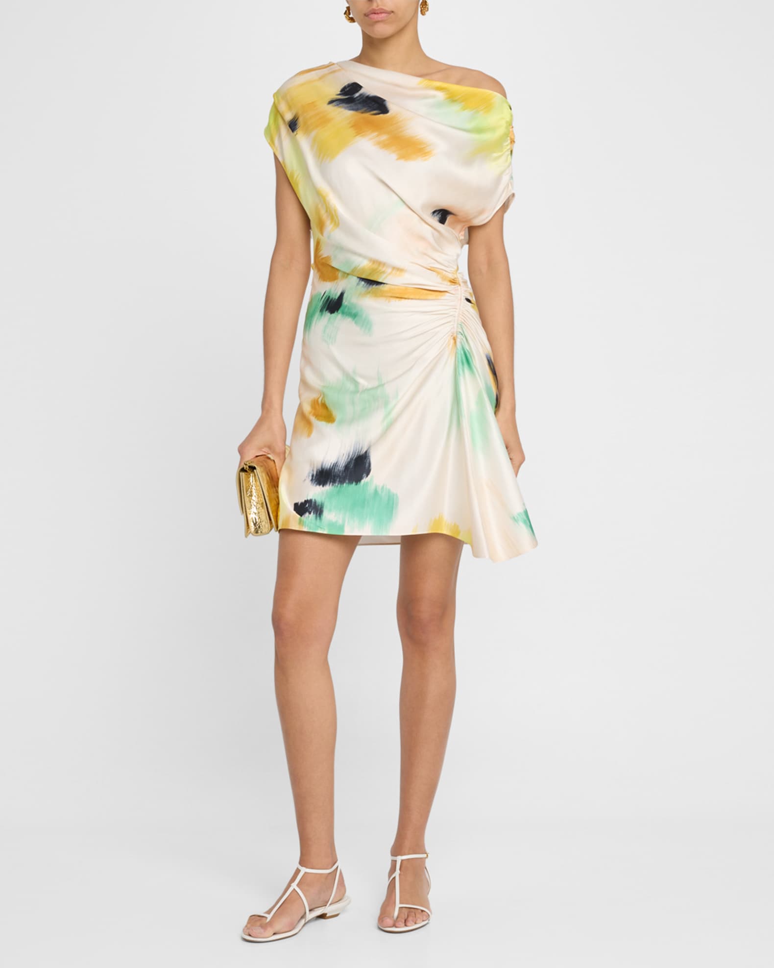 Poppy Draped Mini Dress 1