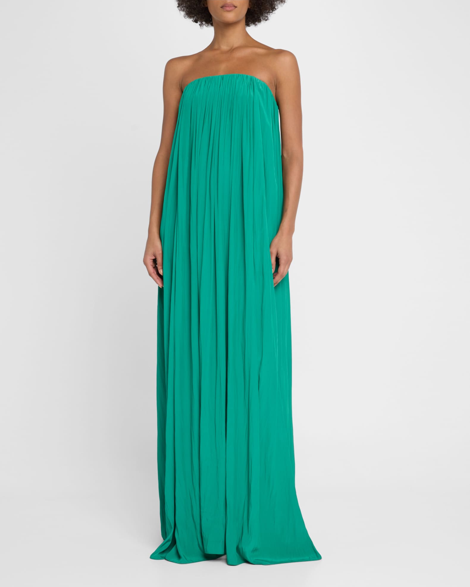 Wynn Strapless Ruched Gown - Thumbnail 2