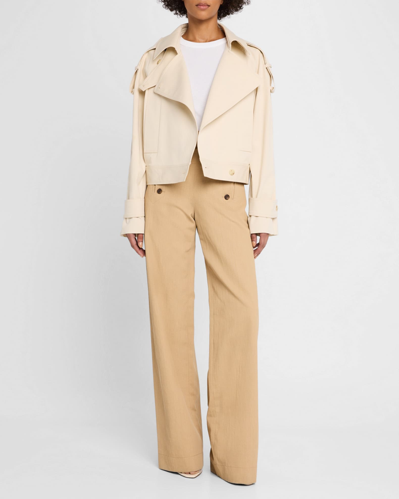 Miles Oversized Stretch Cotton Jacket 1