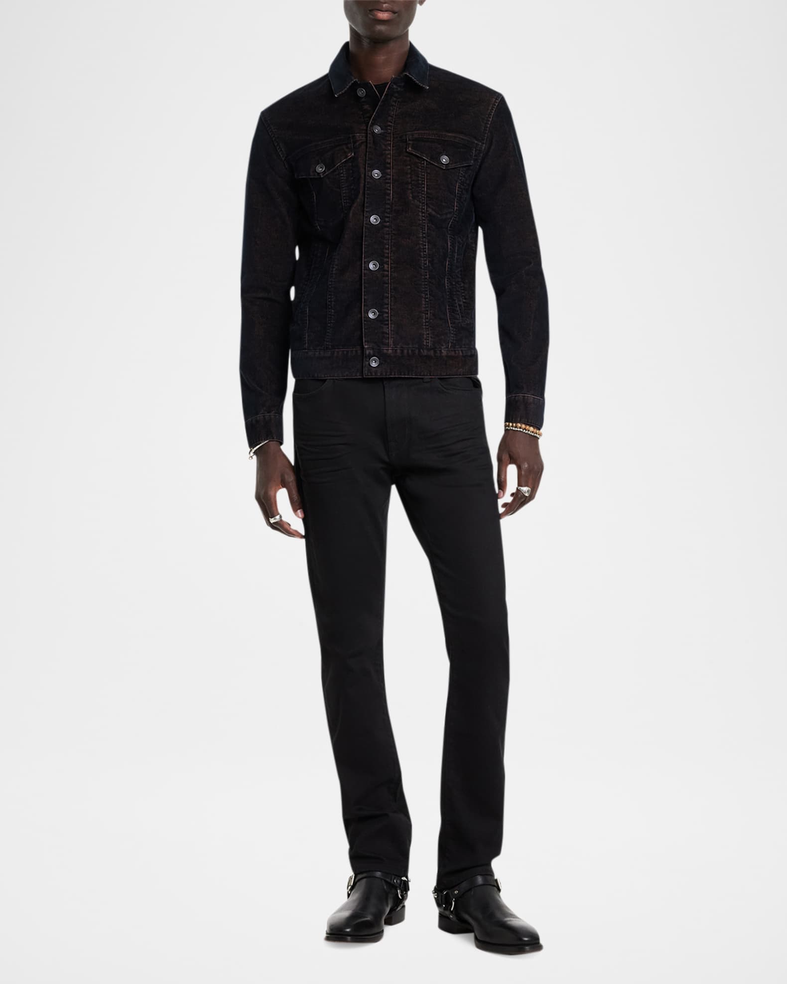 Varvatos denim jacket outlet