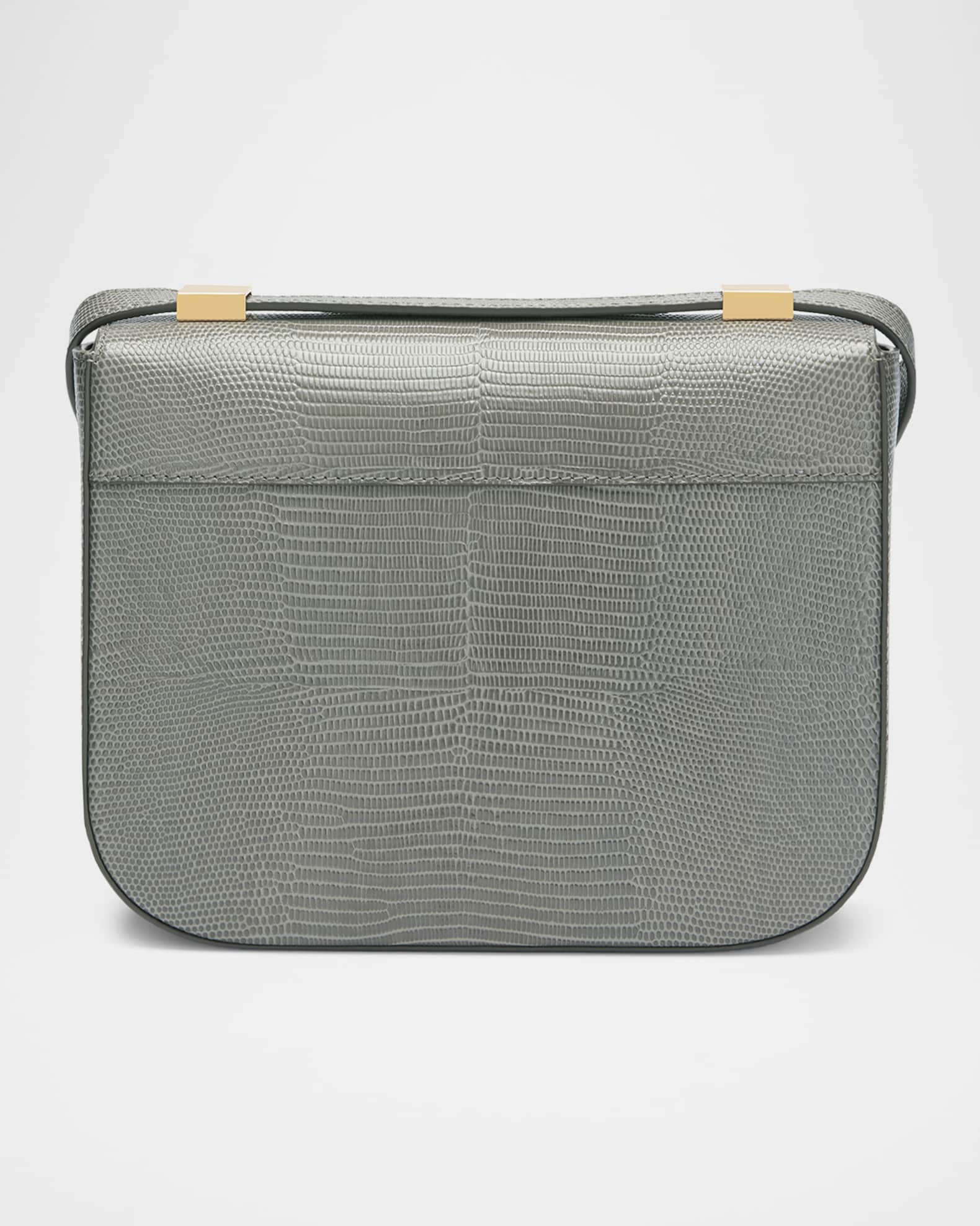 DeMellier The Vancouver Lizard-Embossed Leather Crossbody