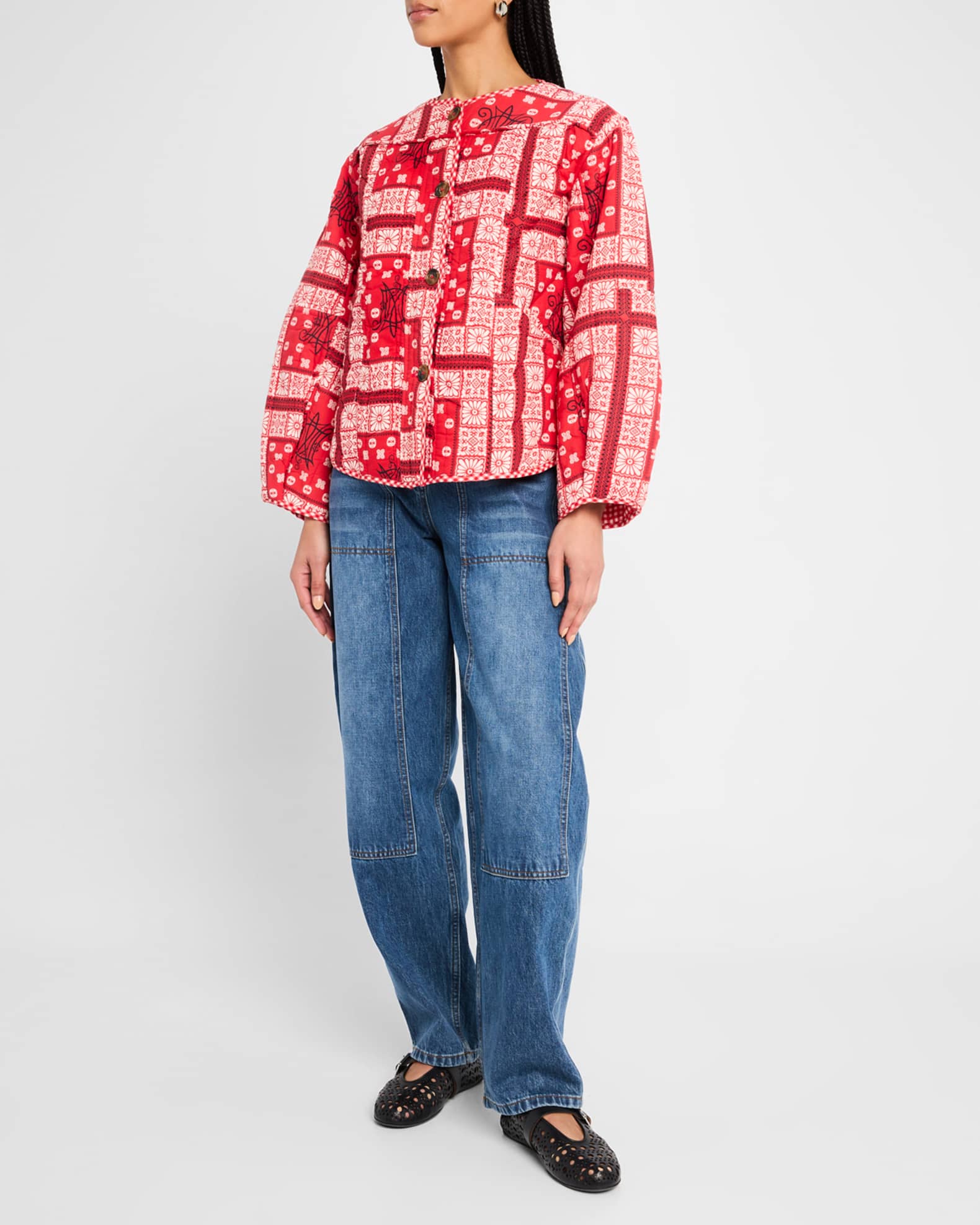 Macy Reversible Quilted Jacket - Thumbnail 2