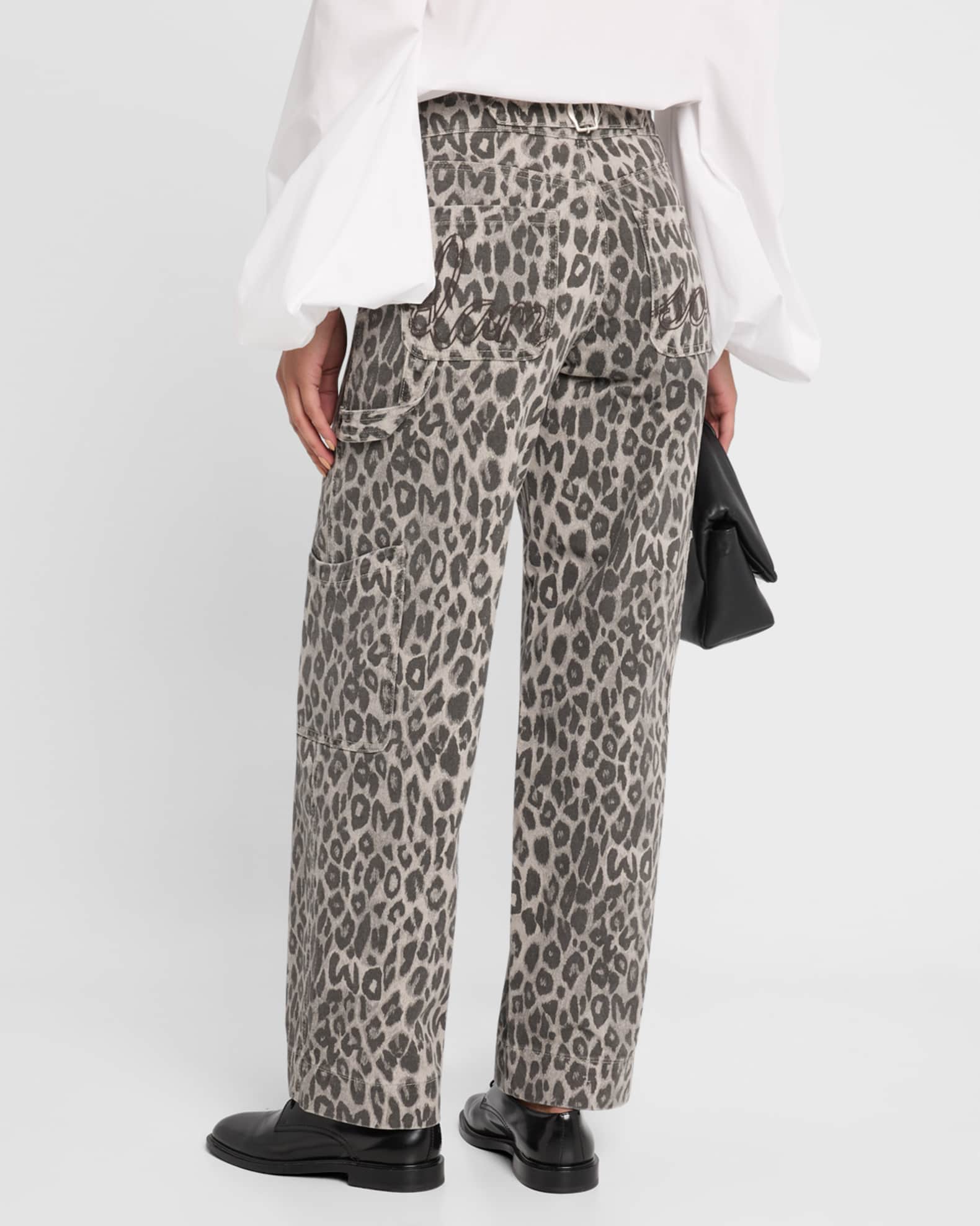【mnem】MAZEN LEOPARD CARGO PANTS mnem】MAZEN LEOPARD CARGO PANTS