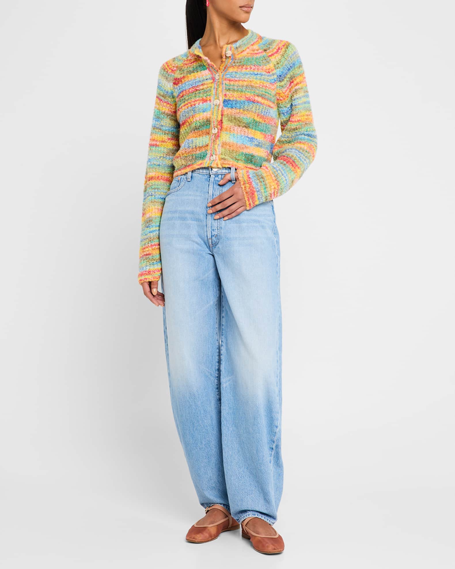 The Raglan Crop Alpaca Cardigan