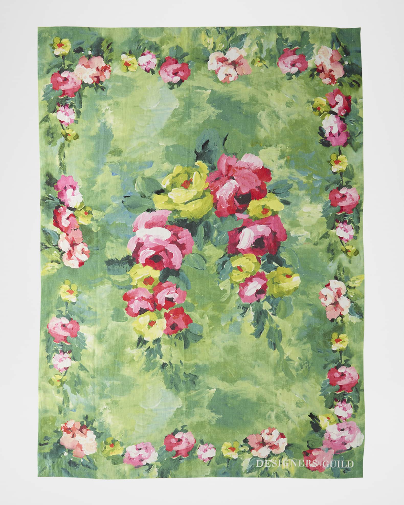 Ghirlanda Linen Throw, 51" x 71" 1