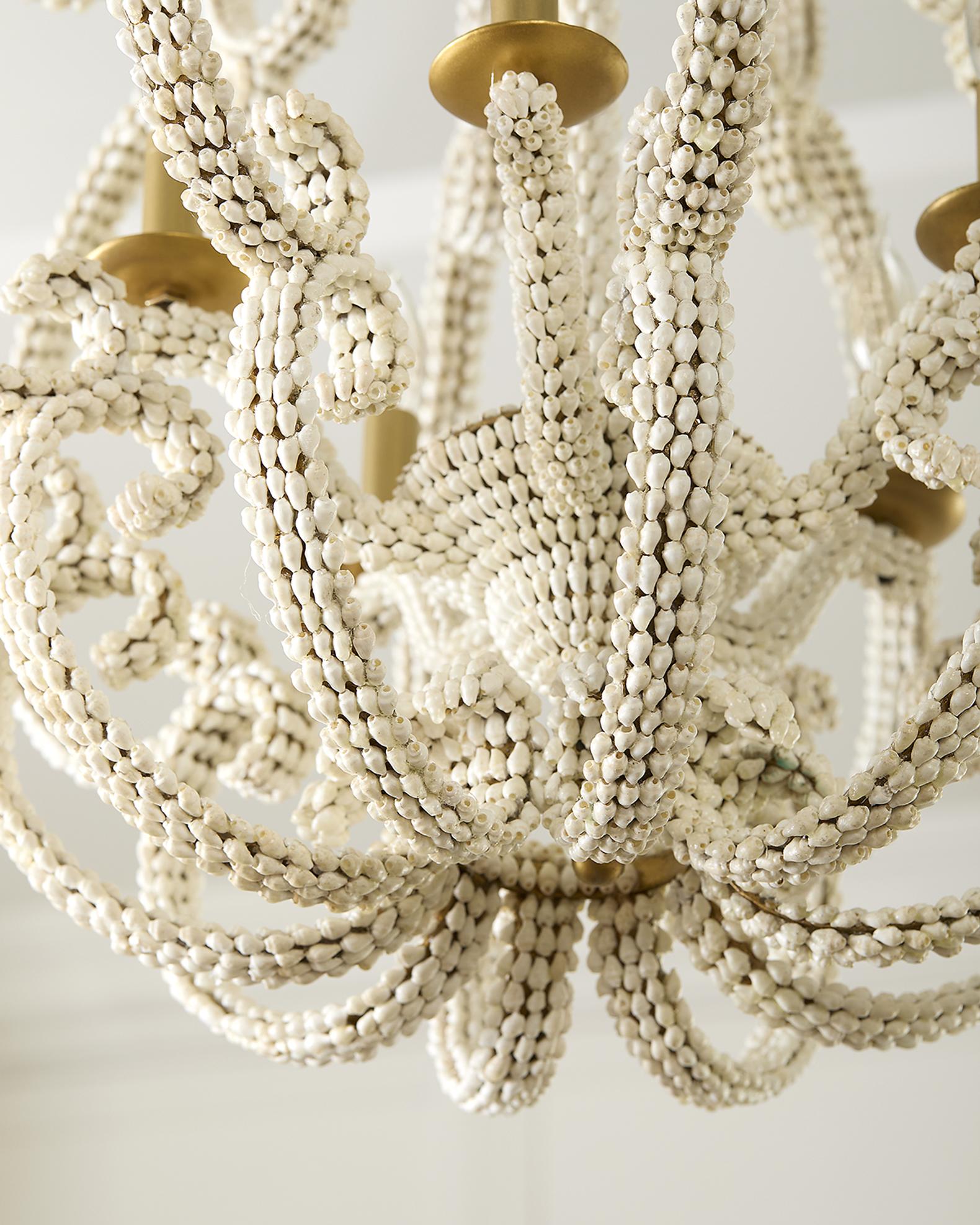 Photo inspiration: Fresh Look at Neiman Marcus Scroll Shell 5 Light Chandelier 25