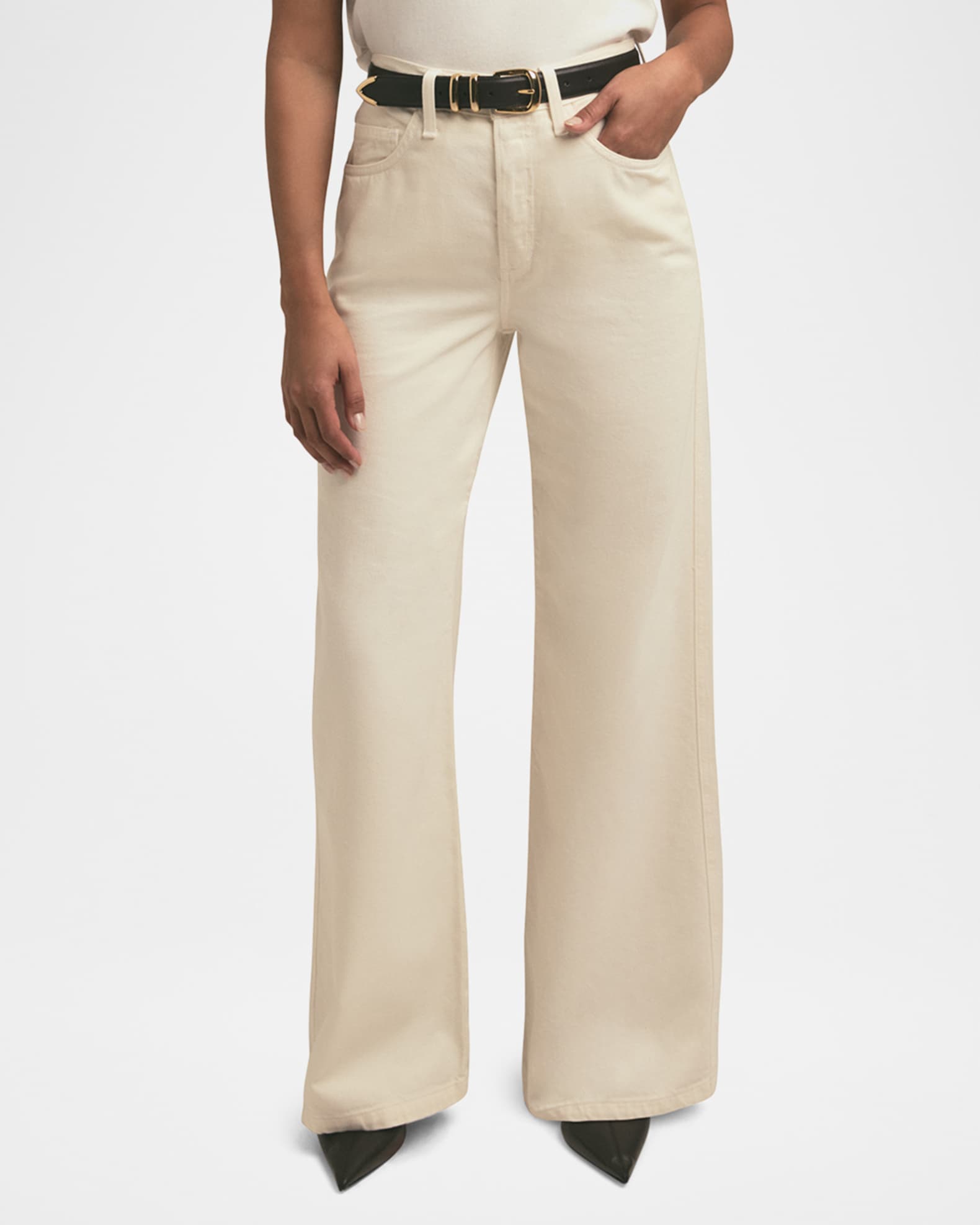 Favorite Daughter The Masha Super High-Rise Wide Jeans | Neiman Marcus