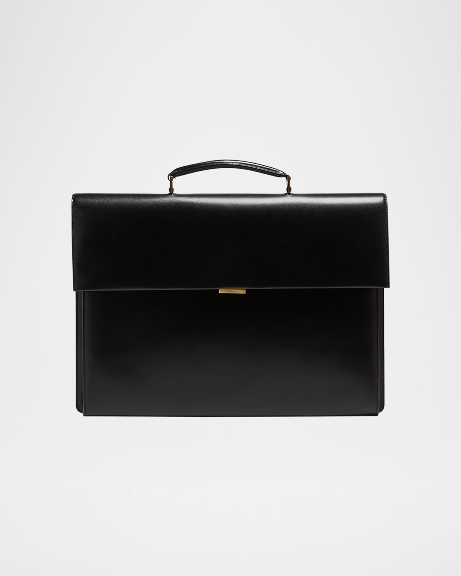 Men's Smooth Leather Briefcase 0