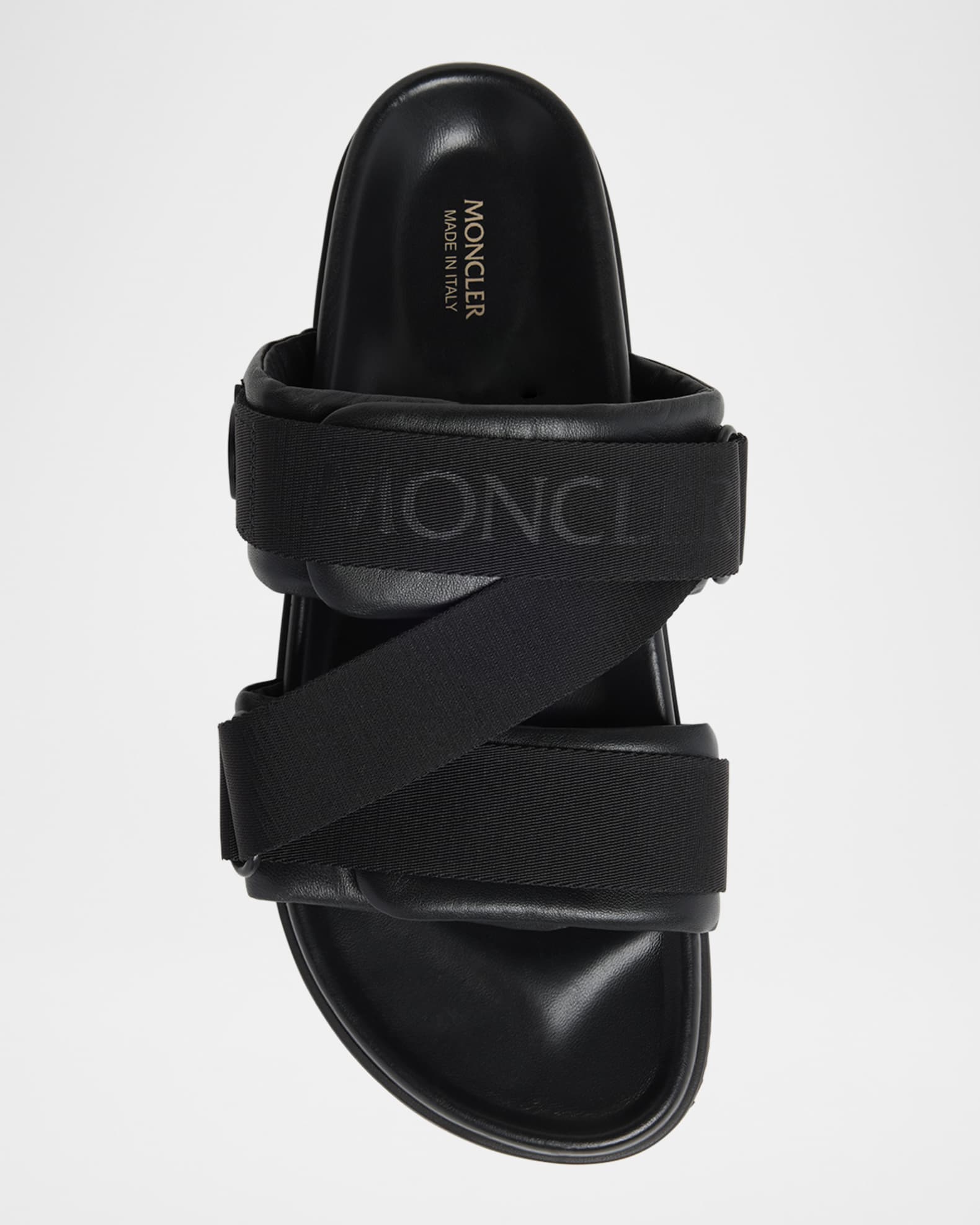 【関税＆送料込み】Moncler Mon Summer Slides Moncler Men's Mon Summer Slide Sandals | Neiman Marcus