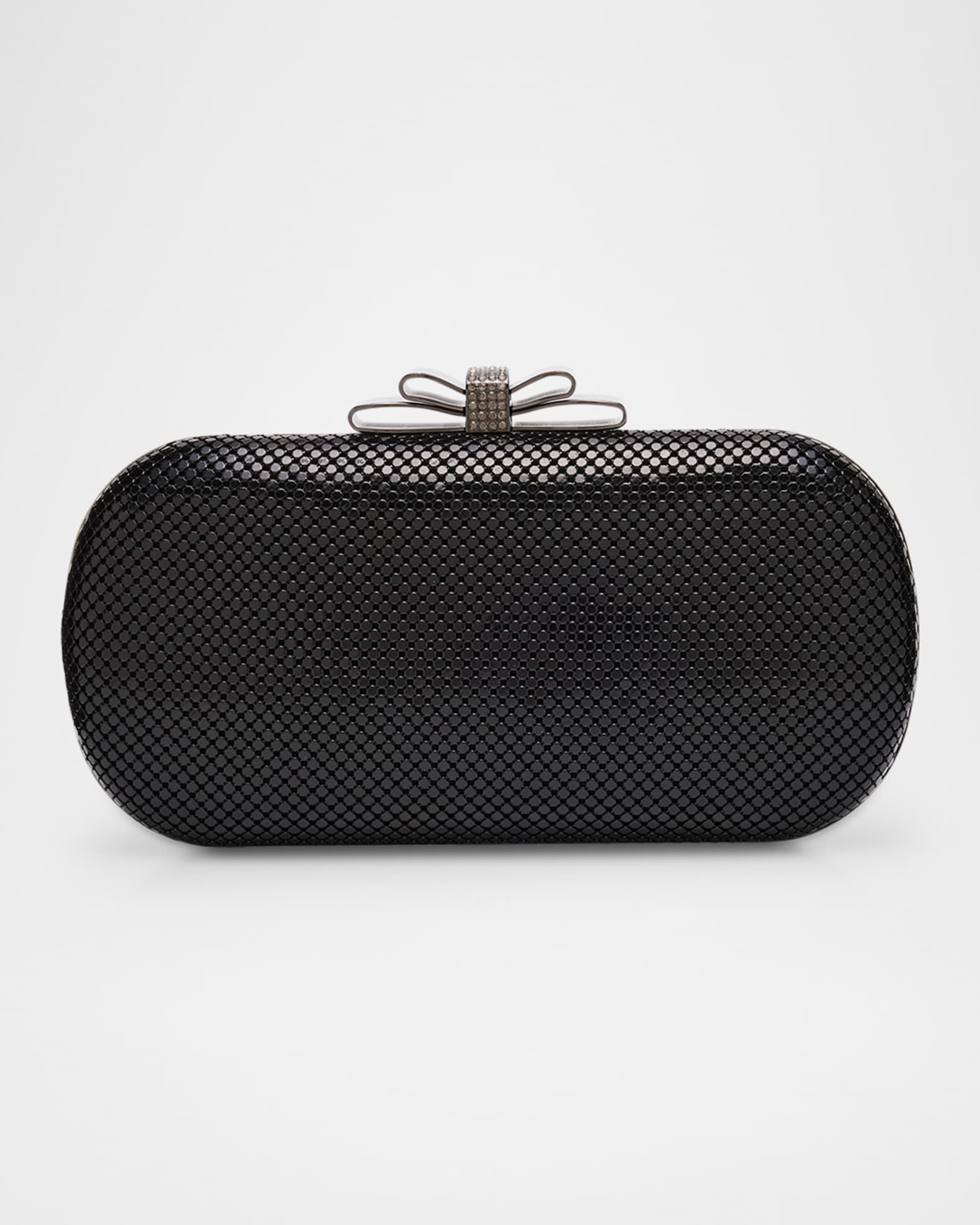 Marilyn Bow Mesh Minaudiere 0