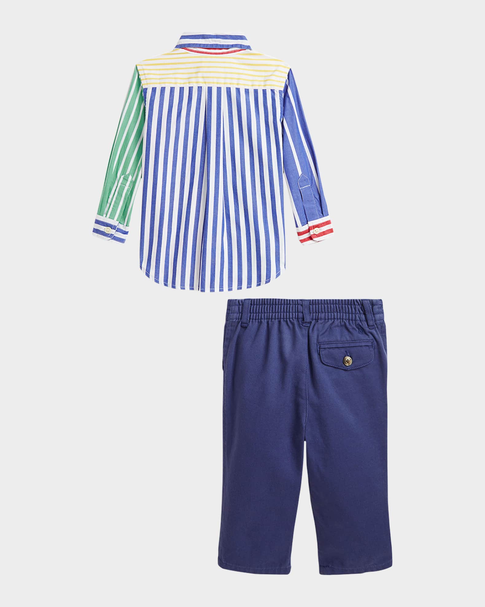 Ralph Lauren Childrenswear Boy's Striped Poplin Shirt