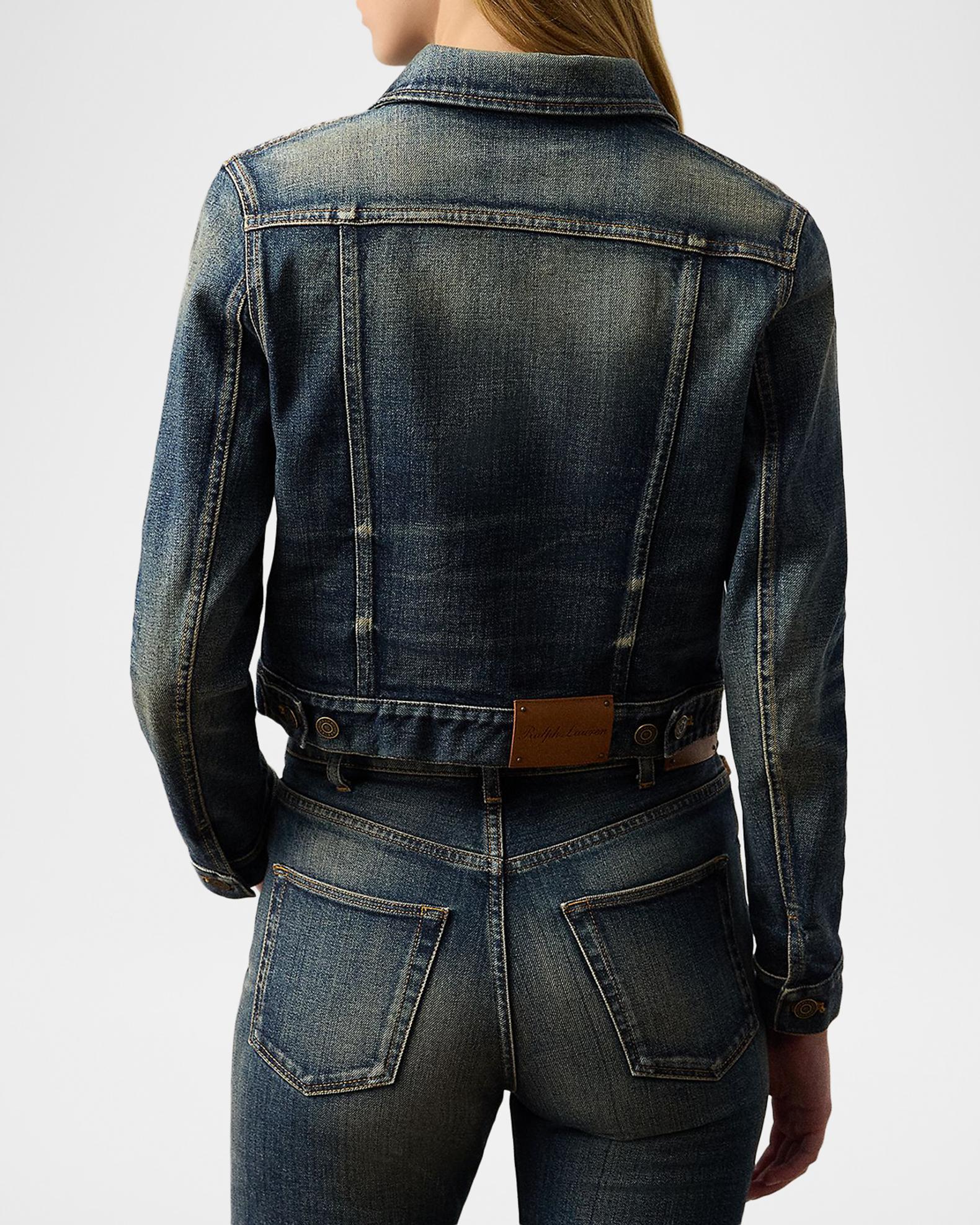 Ralph Lauren Collection Rigby Denim Trucker Jacket | Neiman Marcus