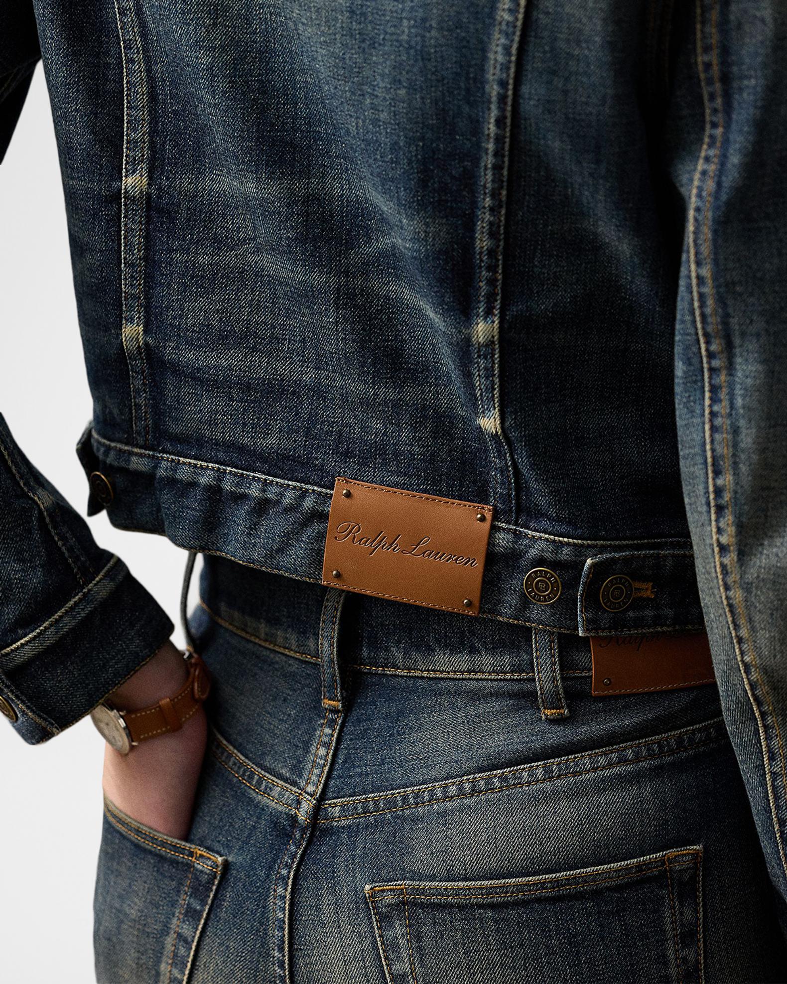 Ralph Lauren Collection Rigby Denim Trucker Jacket | Neiman Marcus