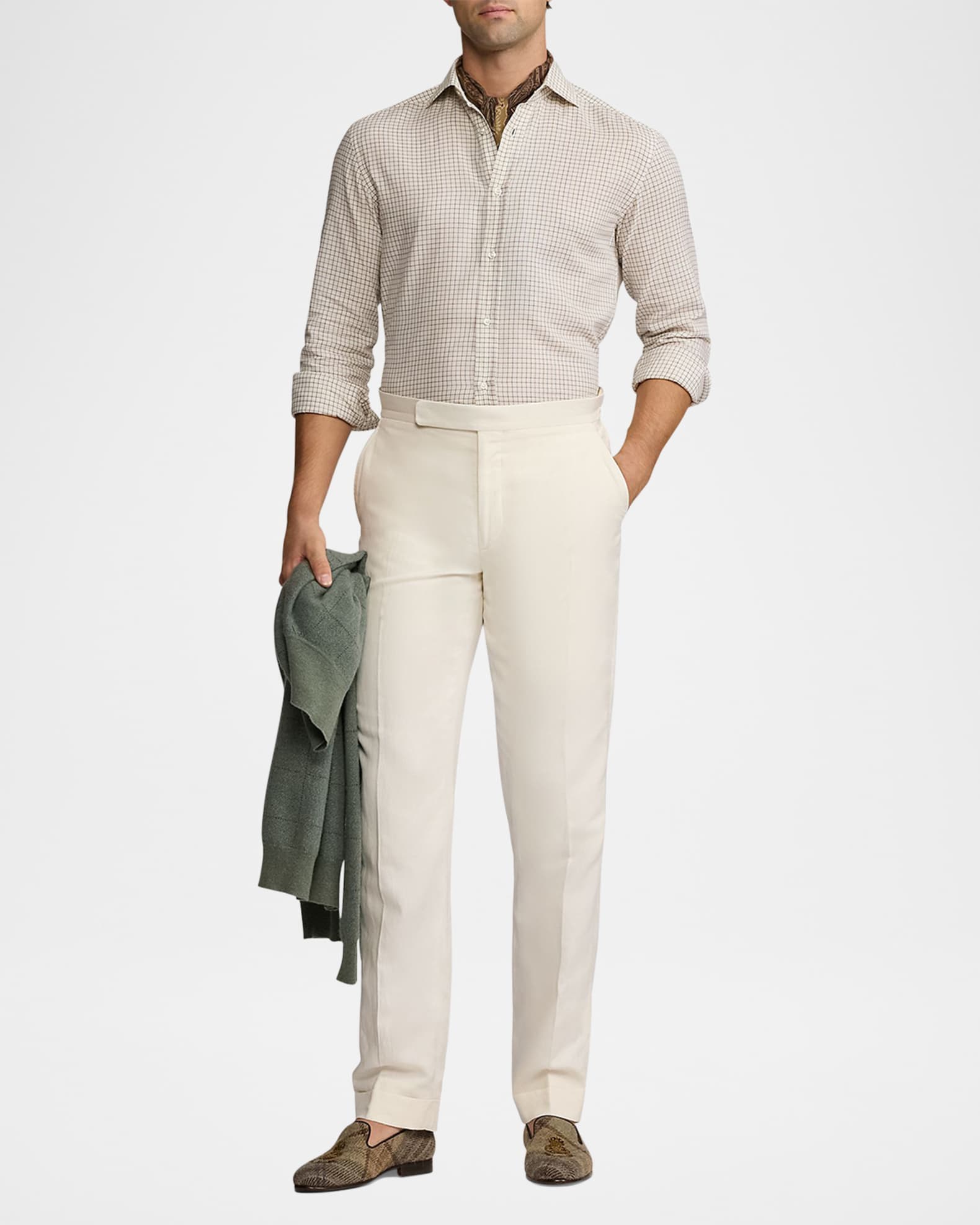 Men's Tattersall Twill Shirt - Thumbnail 2