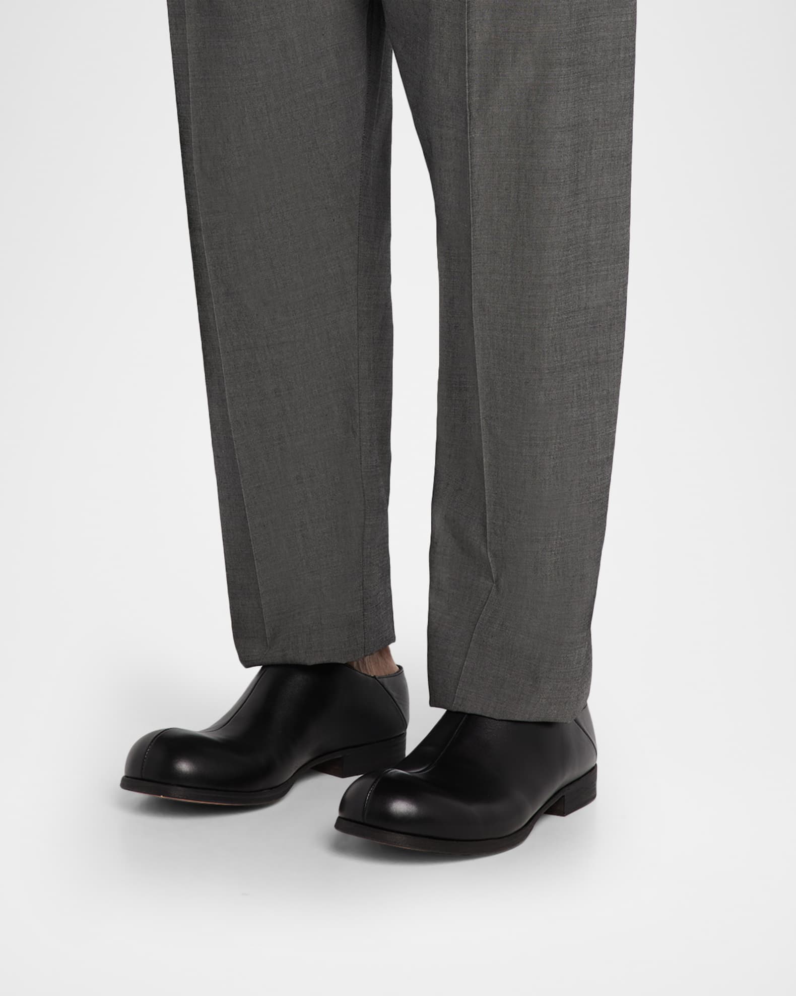 Men's Leather Split-Stitch Loafers 1