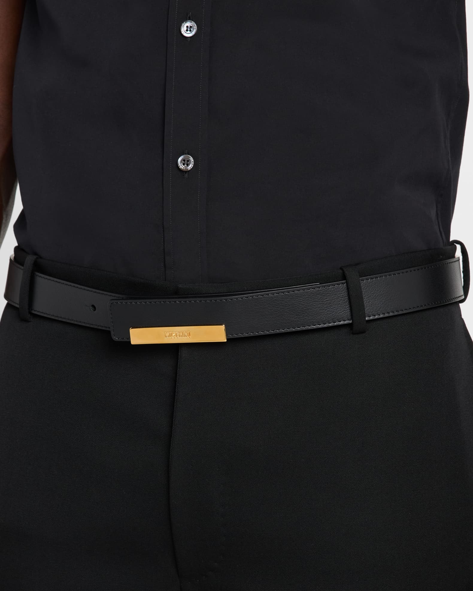 Men's Calfskin Leather Belt 1