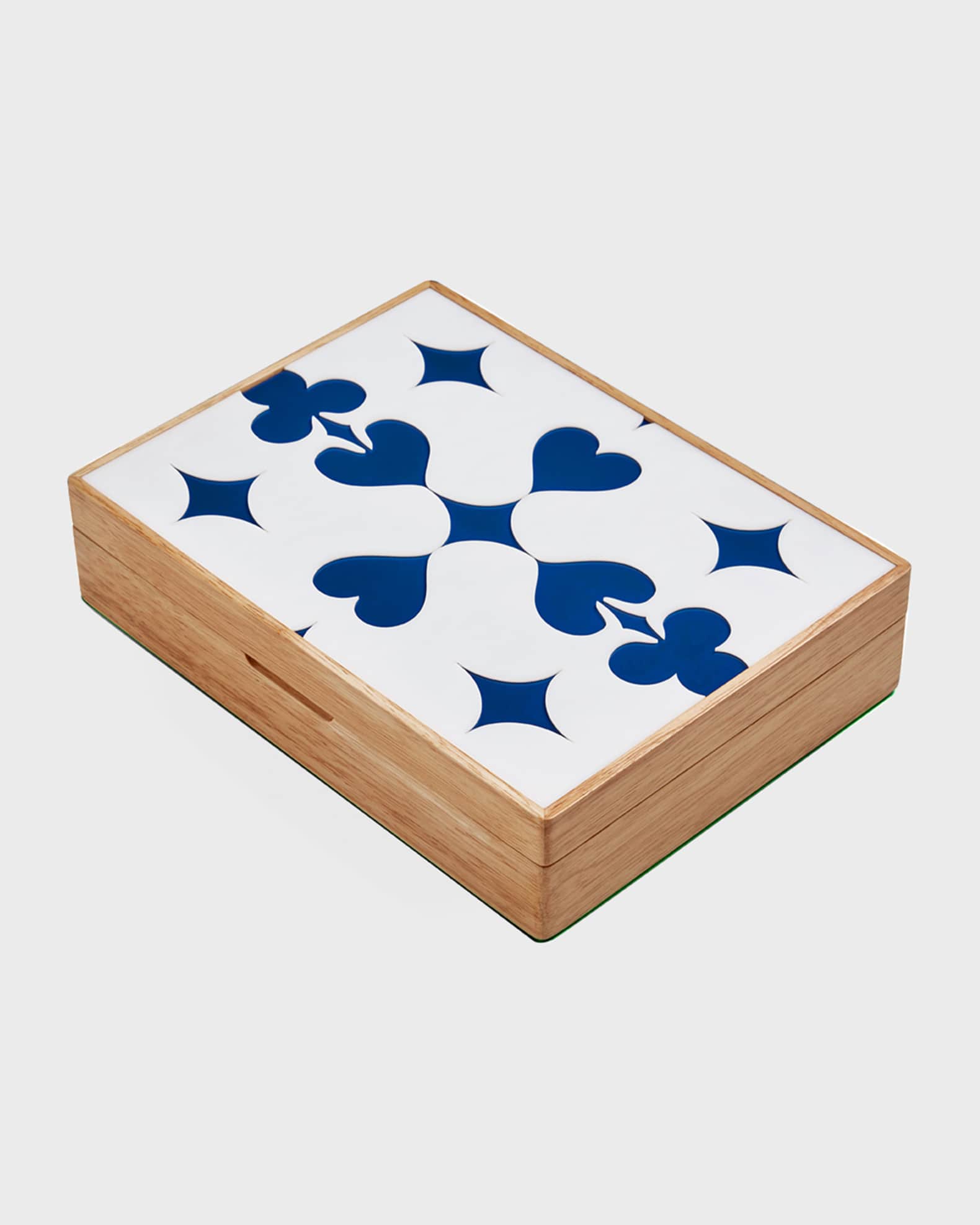 Lacquered Wood Poker Set 1