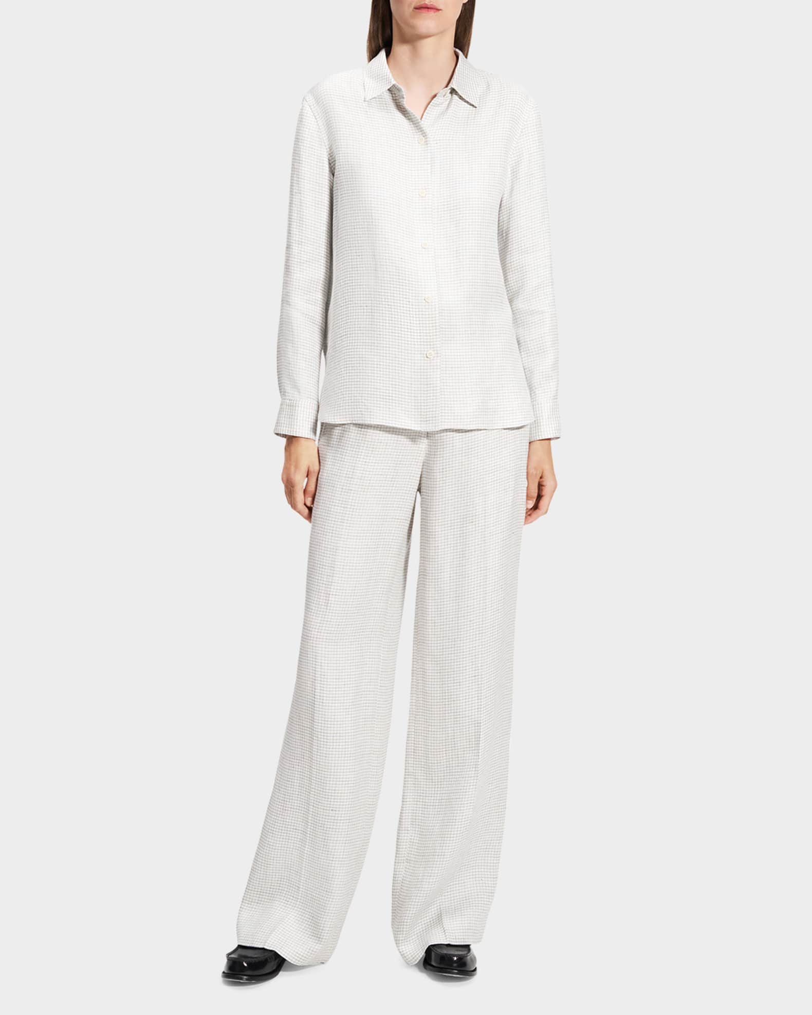 Long-Sleeve Straight Shirt 1