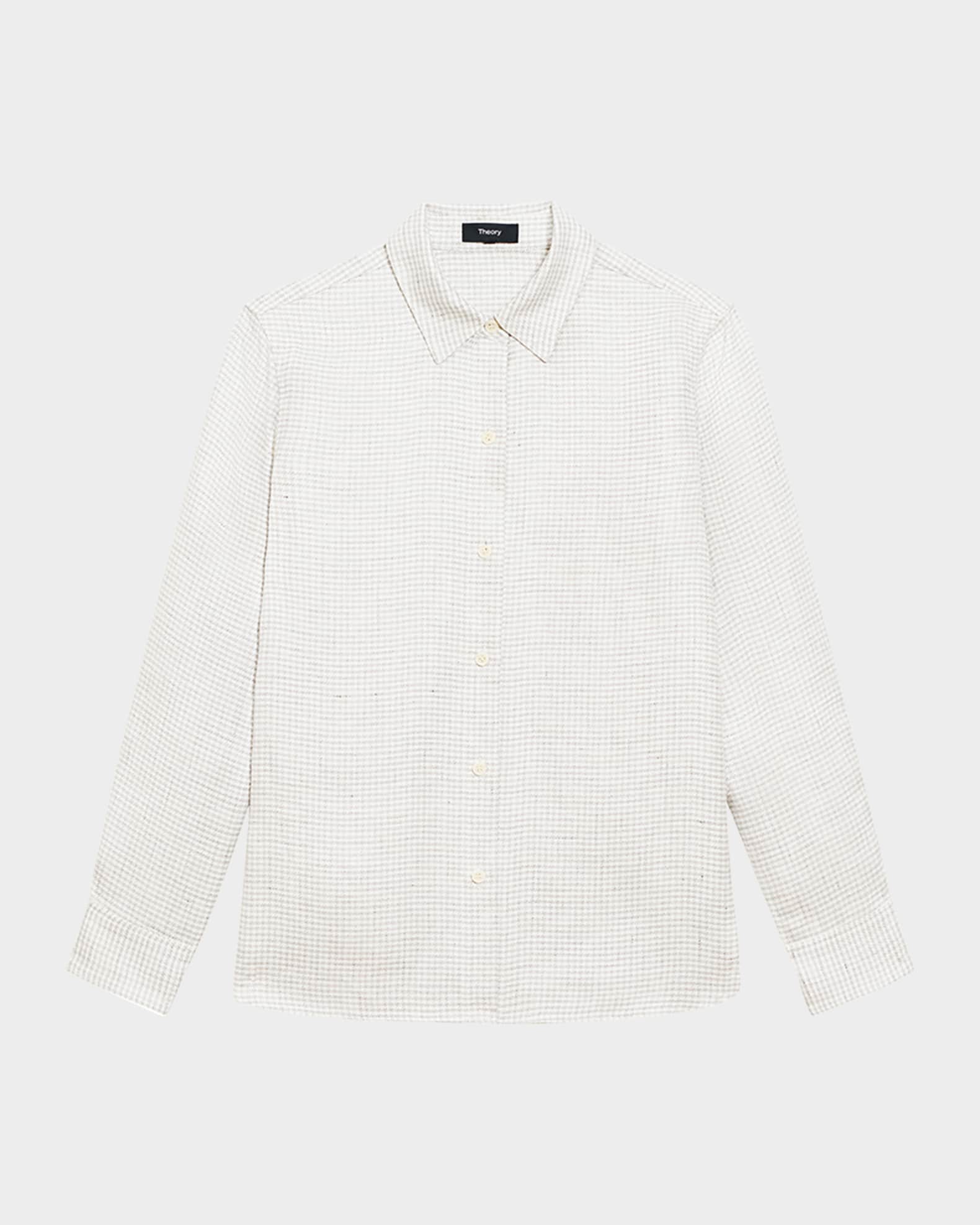 Long-Sleeve Straight Shirt 0