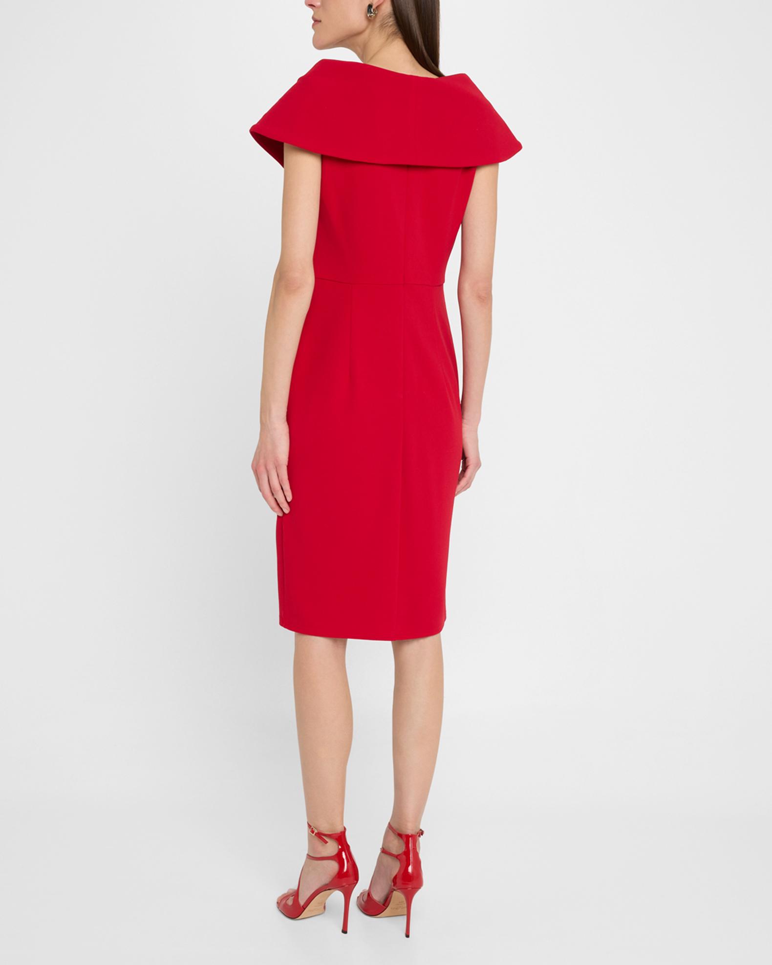 Robe Tadashi Shoji Brodée Pivoine - Taille 16, Crêpe Extensible, Occasion Formelle