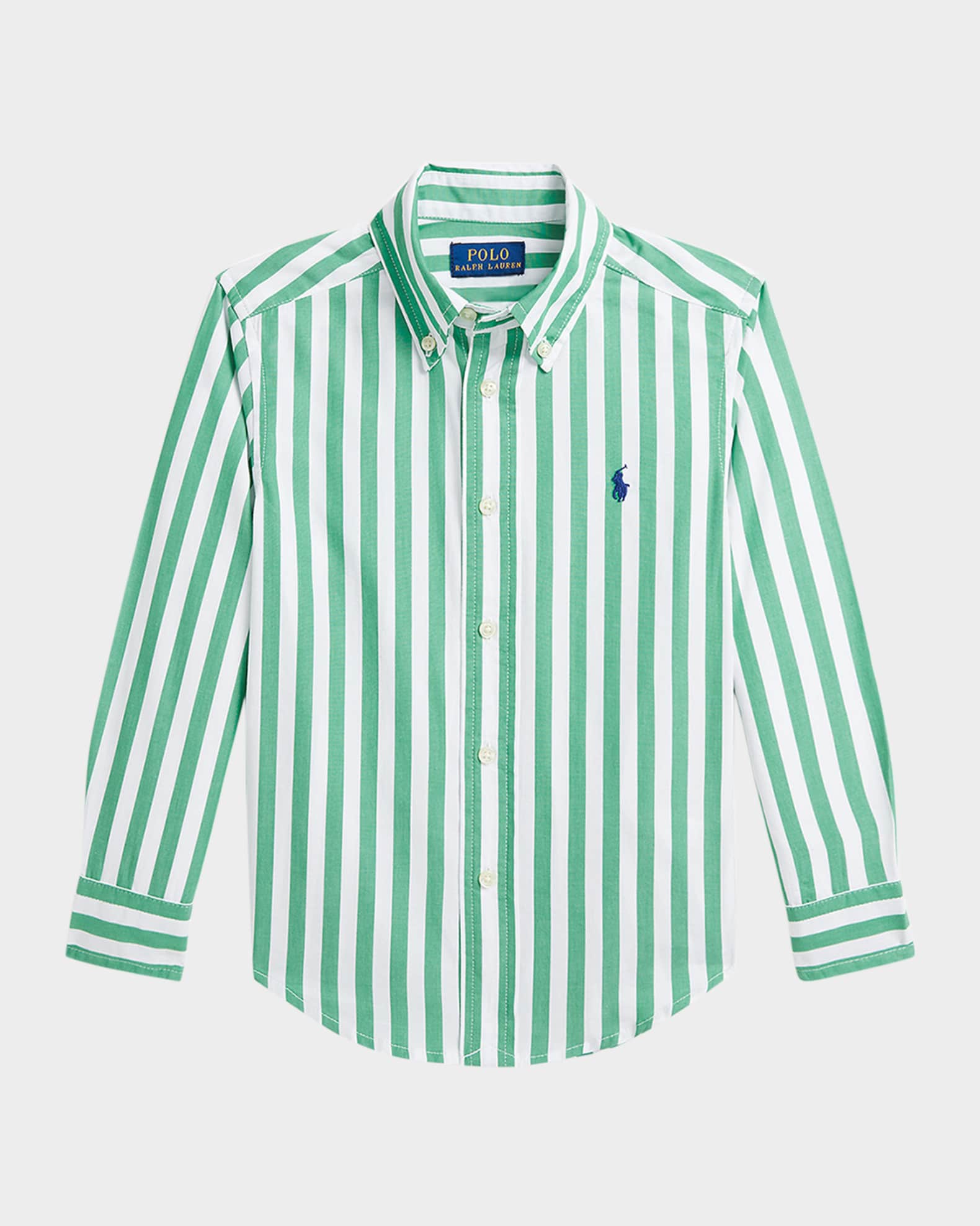 Boy's Striped Sport Shirt 0