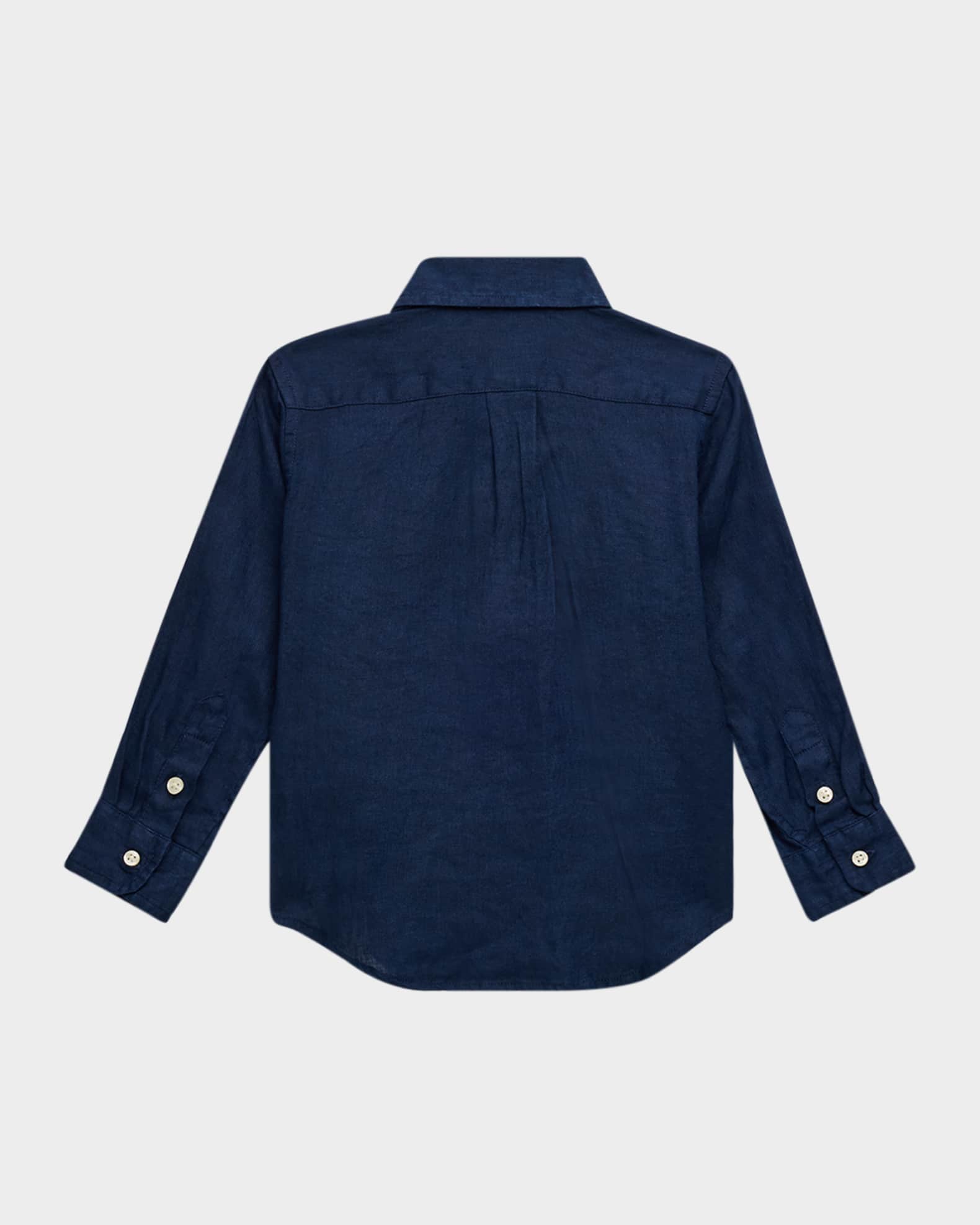 Boy's Classic Embroidered Sport Shirt 1