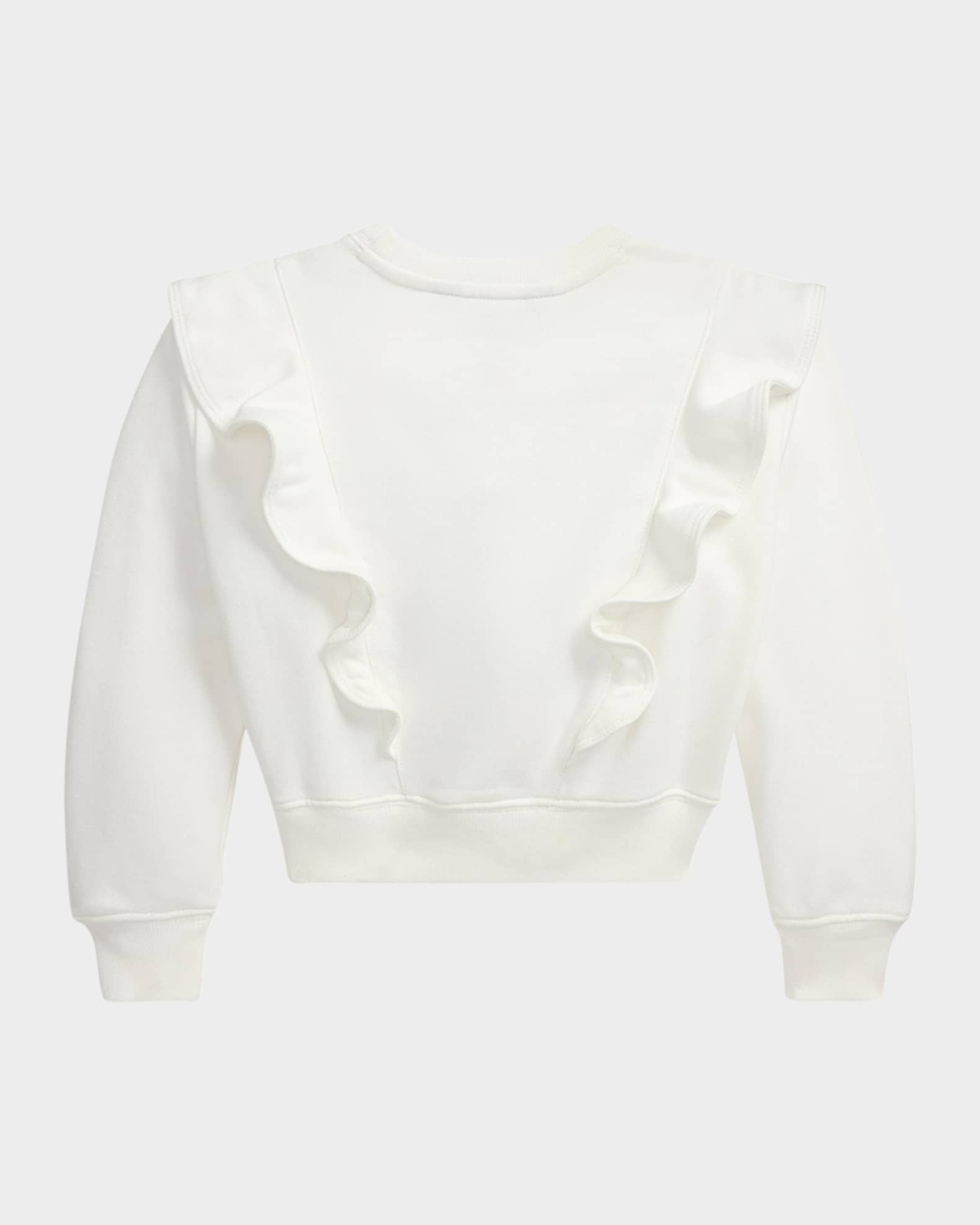 Girl's Ruffle Trim Sweatshirt 1