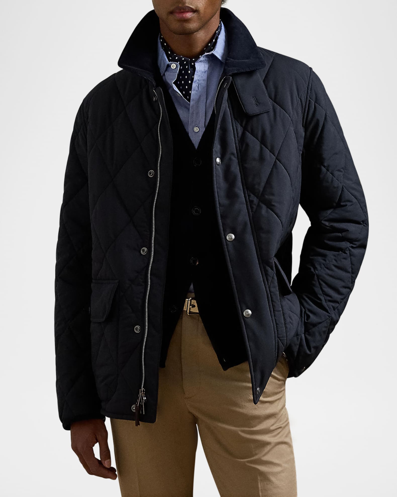 Ralph Lauren Purple Label Men's Quilted Down Jacket | Neiman
